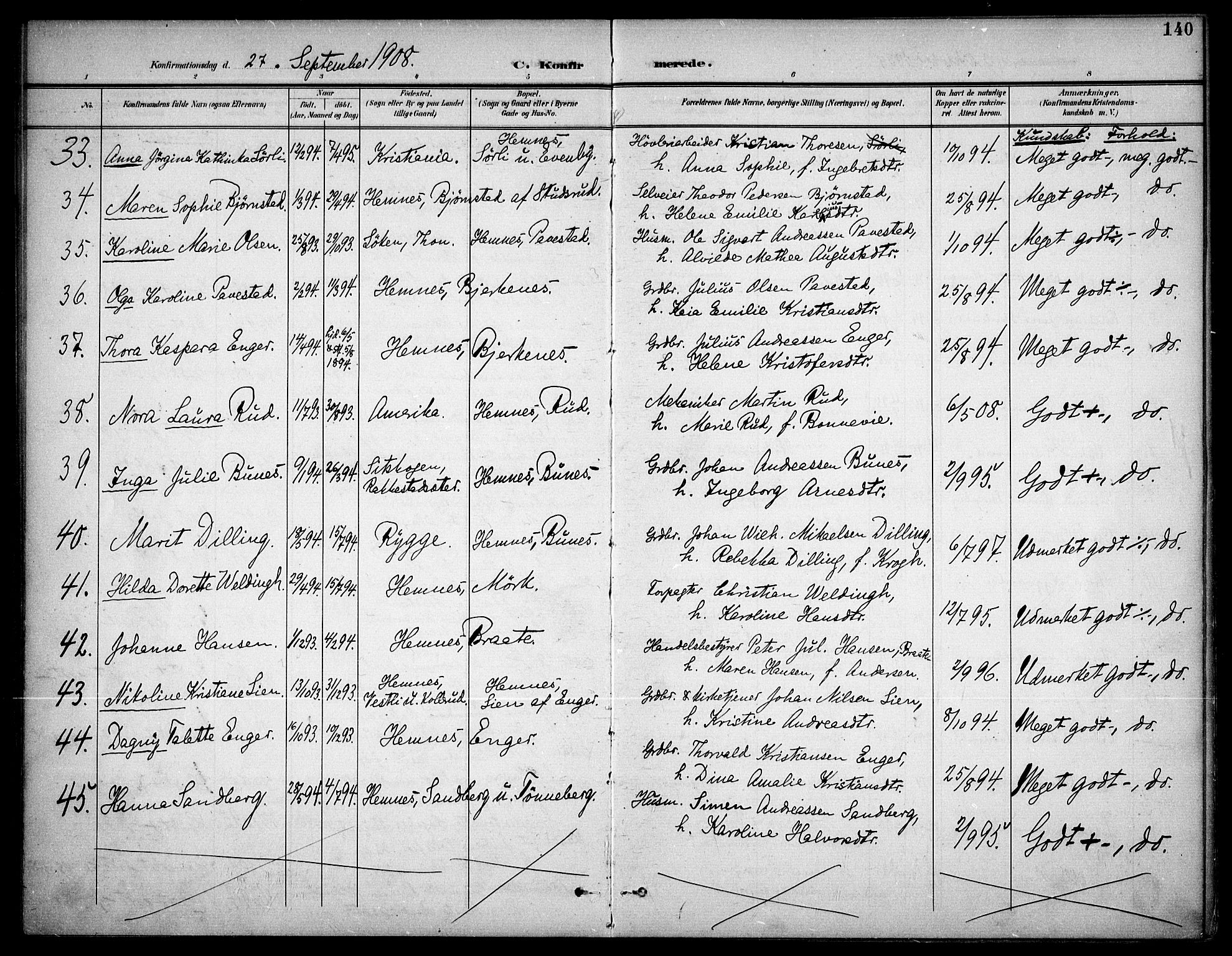 Høland prestekontor Kirkebøker, AV/SAO-A-10346a/F/Fb/L0003: Ministerialbok nr. II 3, 1897-1912, s. 140