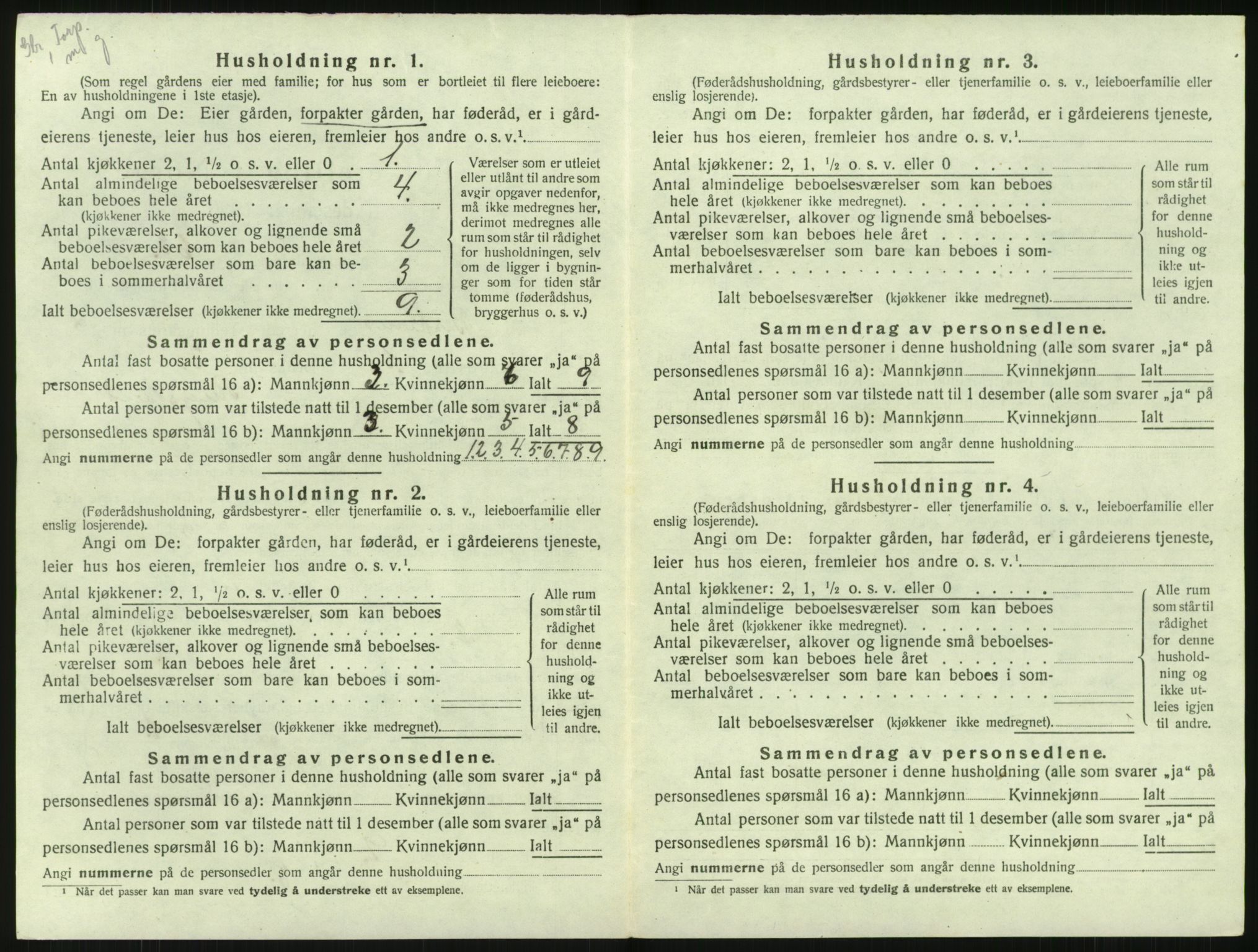 SAK, Folketelling 1920 for 0928 Birkenes herred, 1920, s. 782