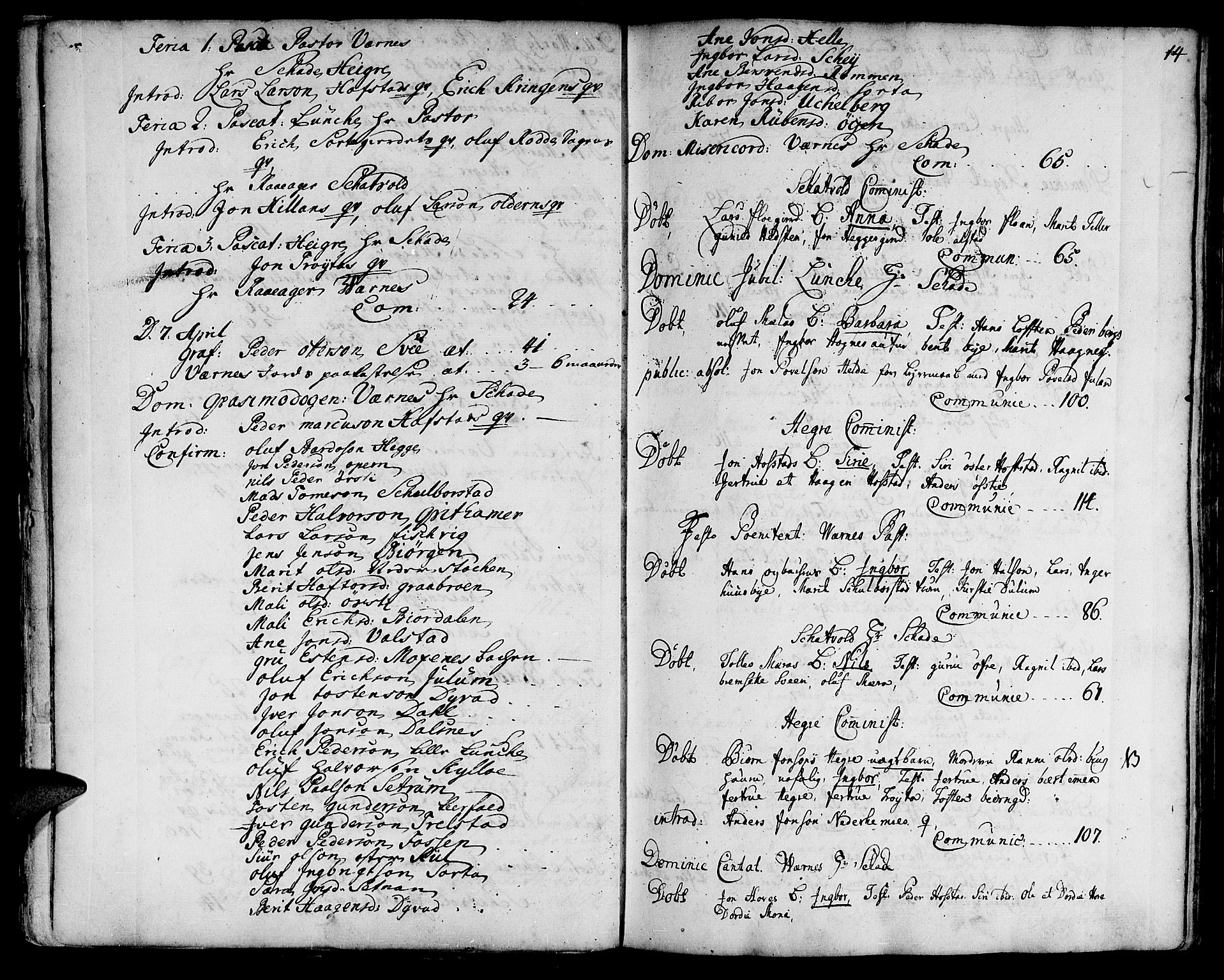 Ministerialprotokoller, klokkerbøker og fødselsregistre - Nord-Trøndelag, AV/SAT-A-1458/709/L0056: Ministerialbok nr. 709A04, 1740-1756, s. 14