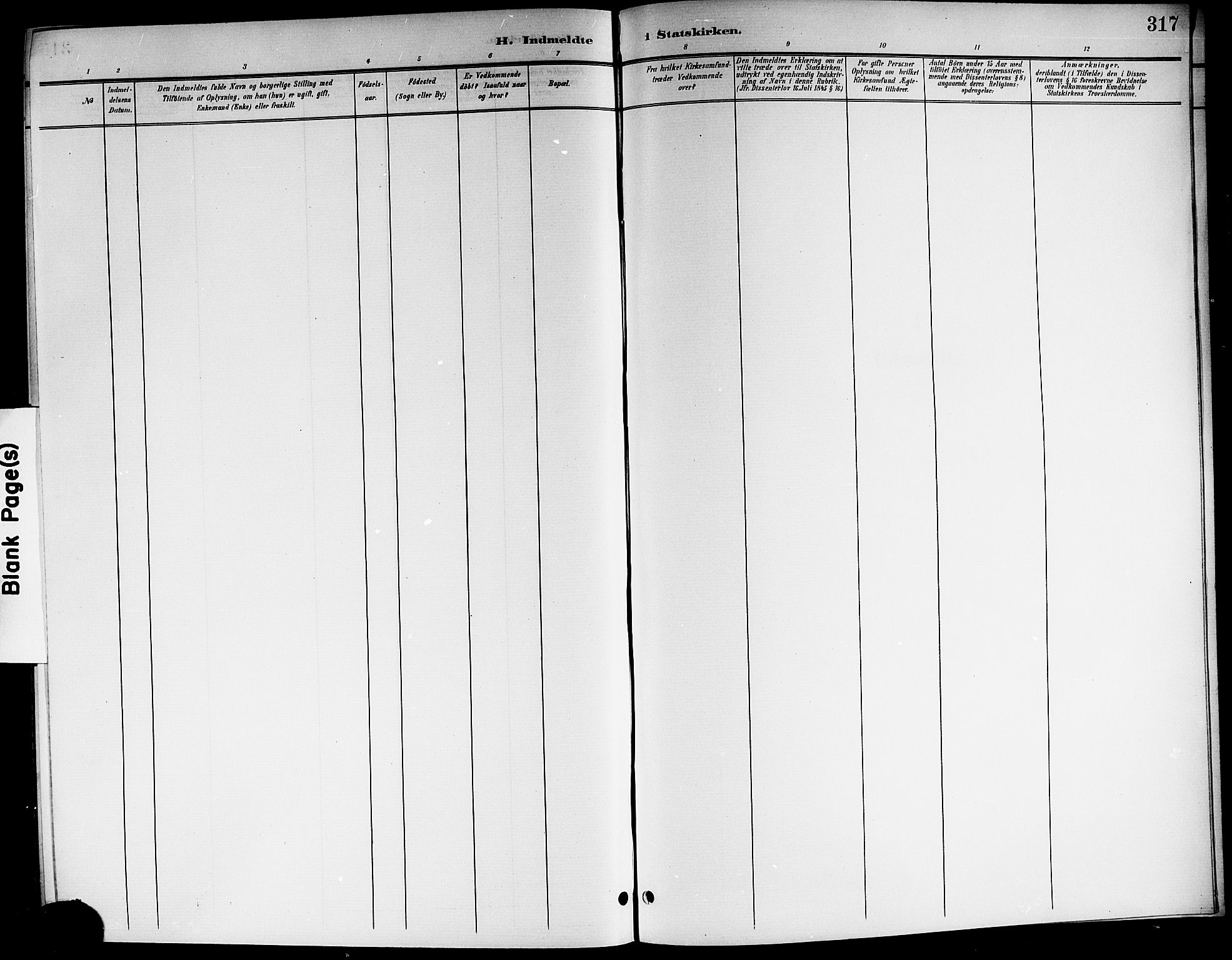 Brunlanes kirkebøker, AV/SAKO-A-342/G/Ga/L0004: Klokkerbok nr. I 4, 1898-1921, s. 317
