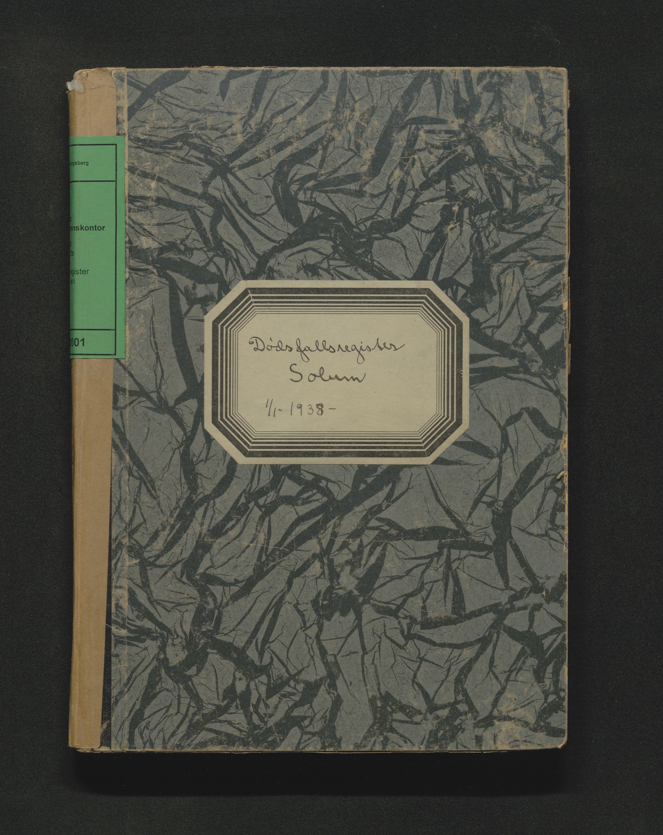 Solum lensmannskontor, AV/SAKO-A-575/H/Hb/L0001: Dødsfallsregister, 1938-1961