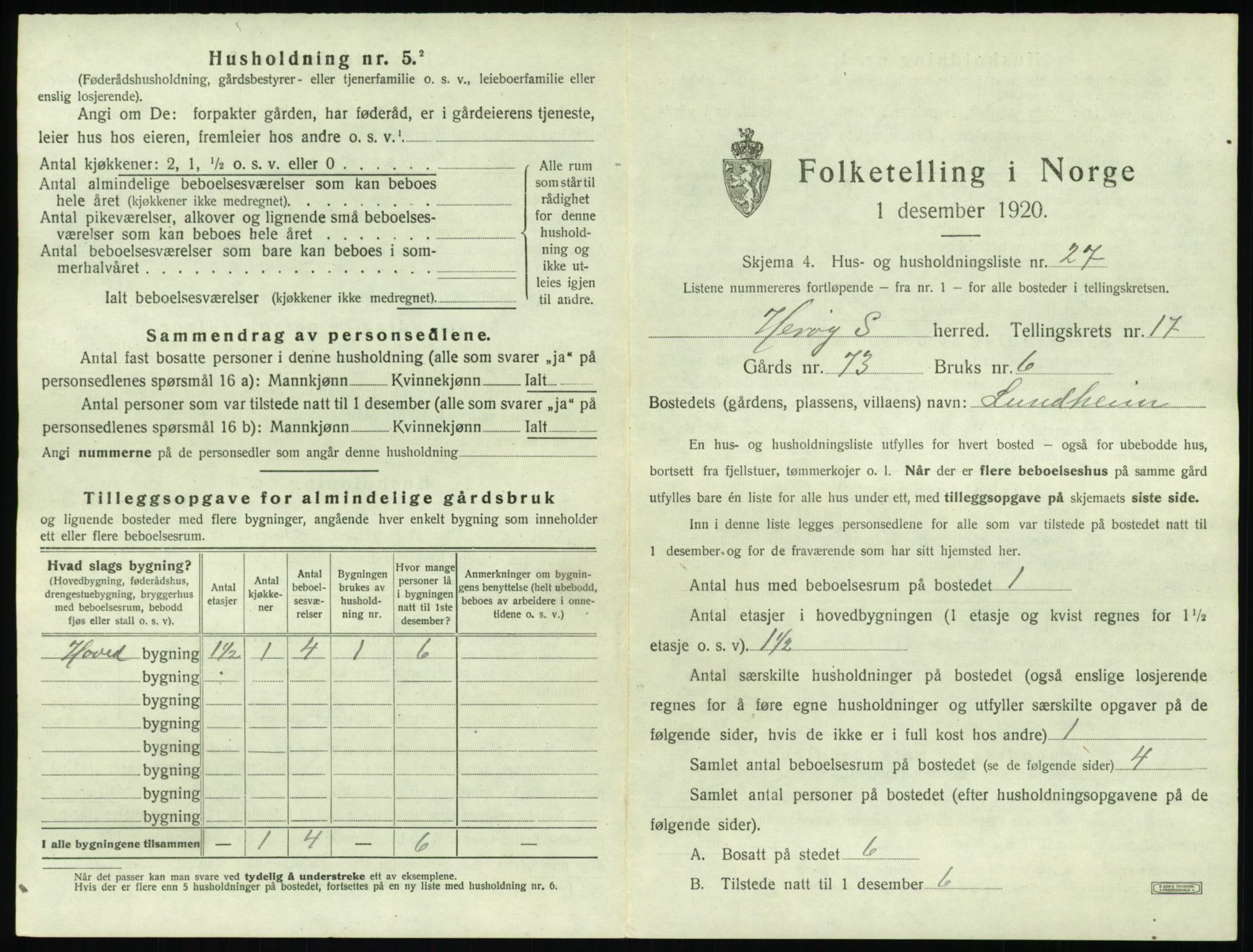 SAT, Folketelling 1920 for 1515 Herøy herred, 1920, s. 1419