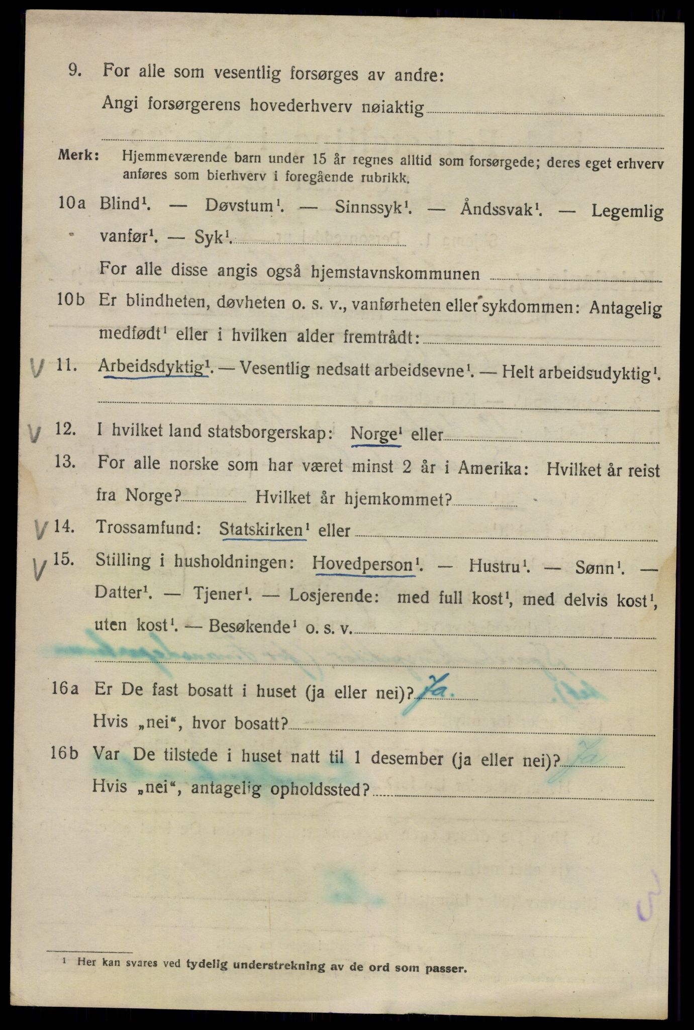 SAO, Folketelling 1920 for 0301 Kristiania kjøpstad, 1920, s. 141604