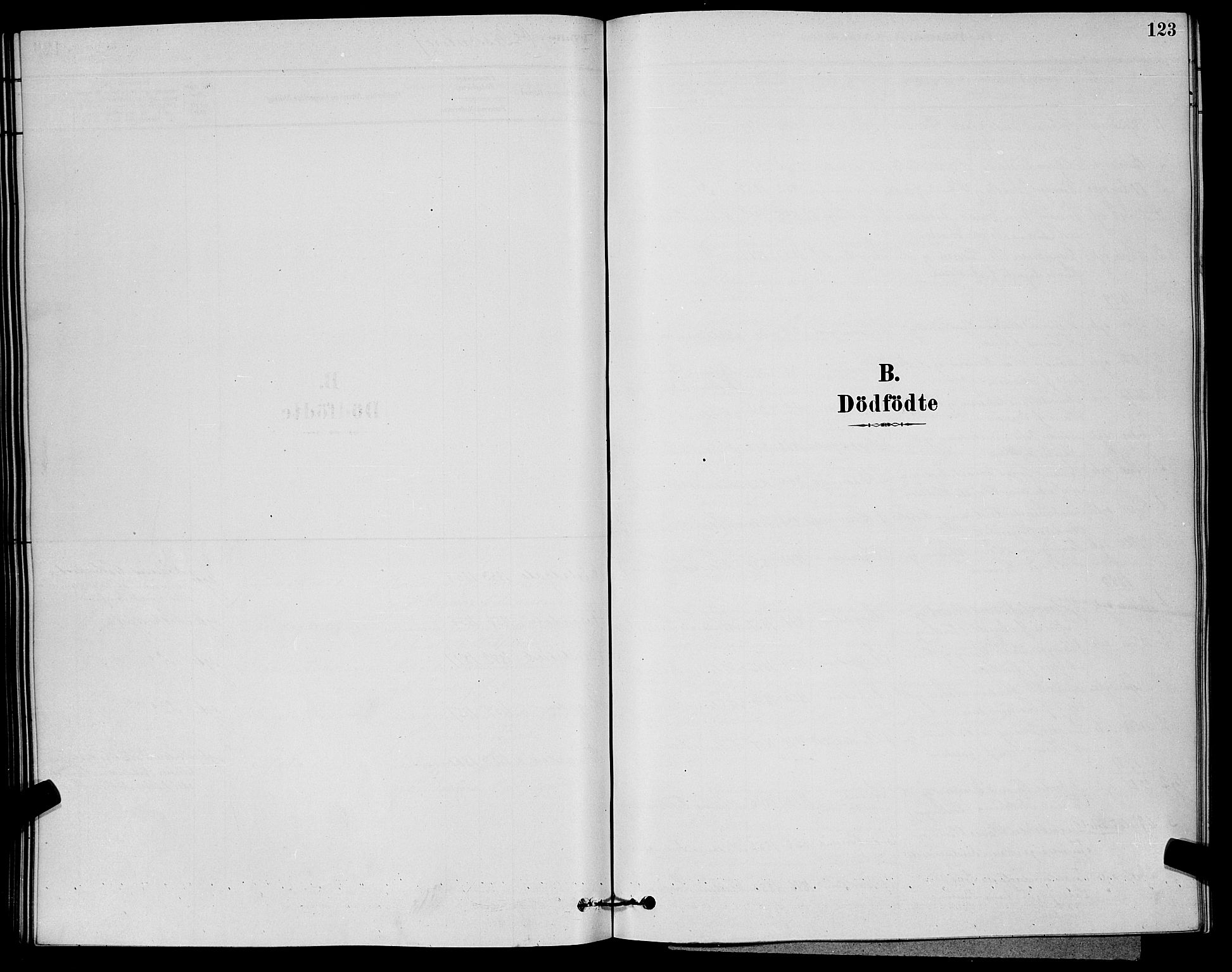 Horten kirkebøker, SAKO/A-348/G/Ga/L0003: Klokkerbok nr. 4, 1878-1887, s. 123