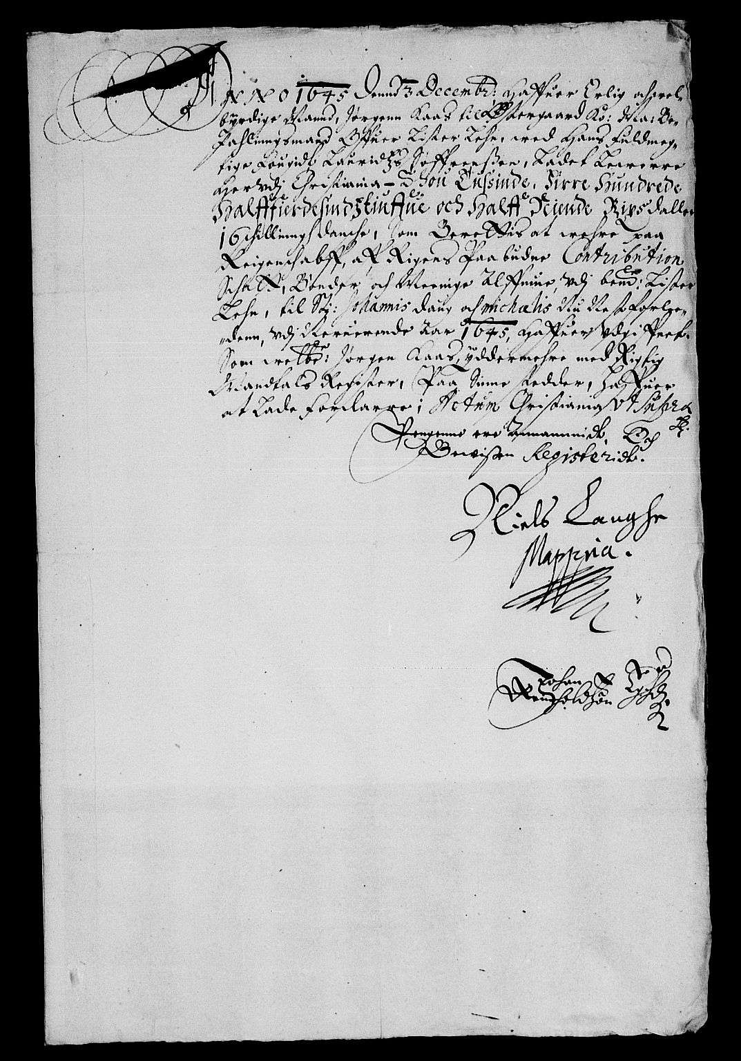 Rentekammeret inntil 1814, Reviderte regnskaper, Lensregnskaper, AV/RA-EA-5023/R/Rb/Rbr/L0016: Lista len, 1645-1647