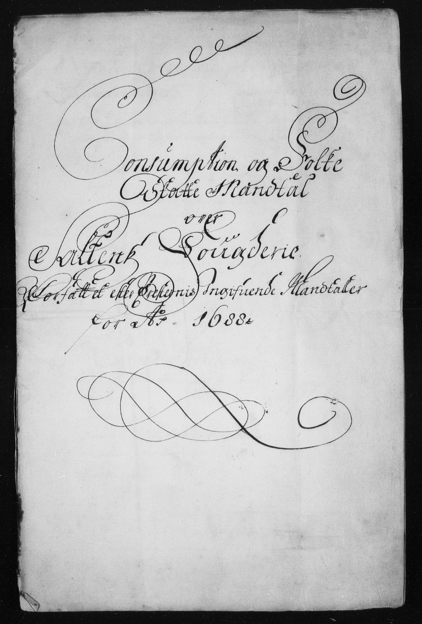 Rentekammeret inntil 1814, Reviderte regnskaper, Stiftamtstueregnskaper, Trondheim stiftamt og Nordland amt, AV/RA-EA-6044/R/Rh/L0011: Nordland amt, 1688