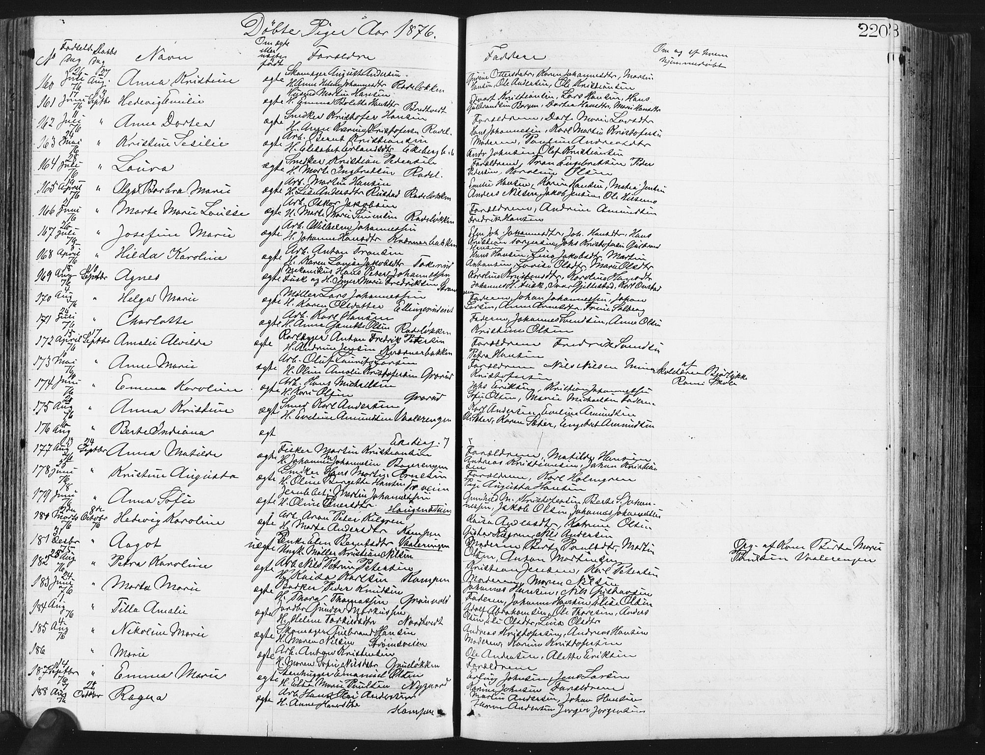 Østre Aker prestekontor Kirkebøker, AV/SAO-A-10840/G/Ga/L0003: Klokkerbok nr. I 3, 1868-1913, s. 220