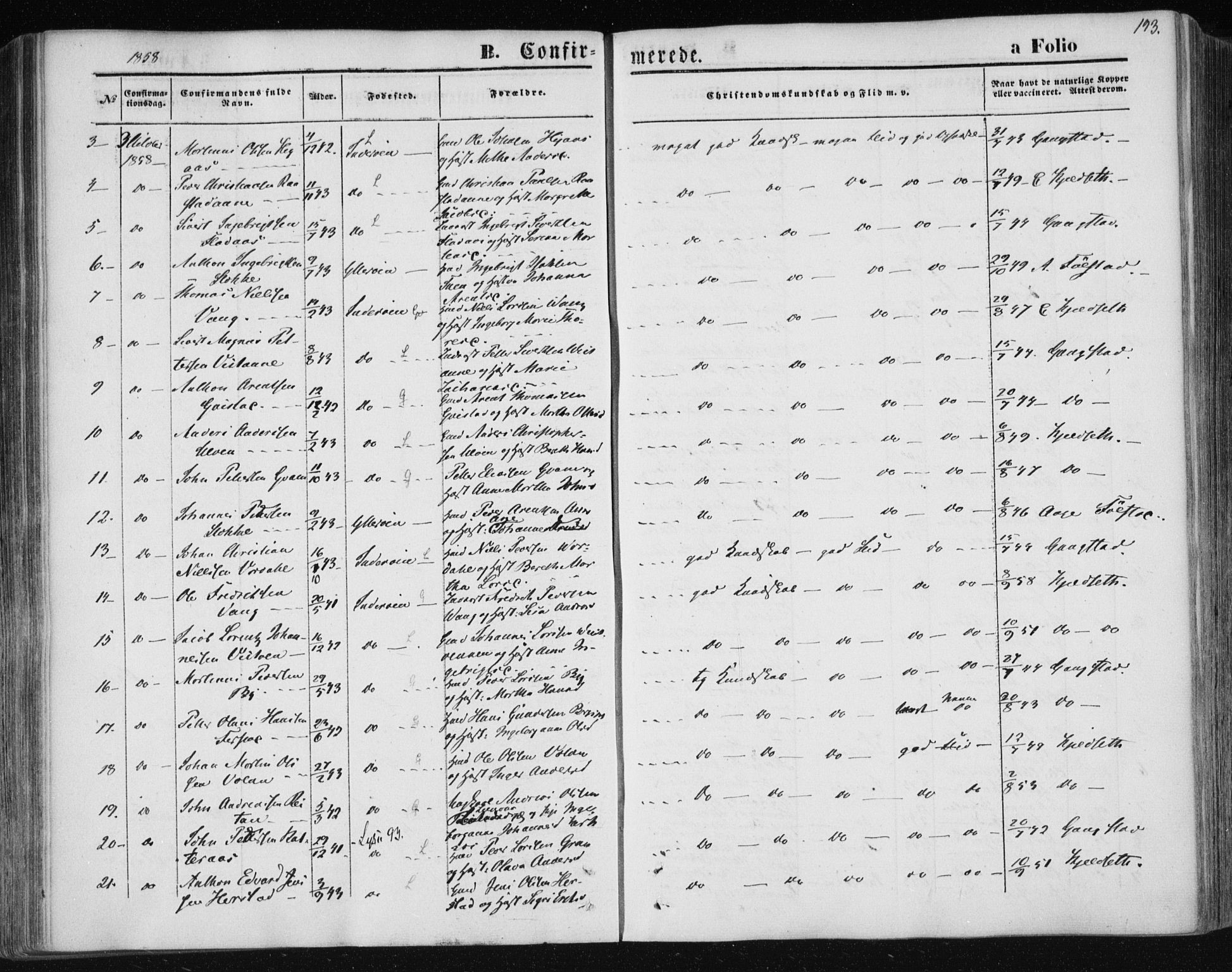 Ministerialprotokoller, klokkerbøker og fødselsregistre - Nord-Trøndelag, AV/SAT-A-1458/730/L0283: Ministerialbok nr. 730A08, 1855-1865, s. 193