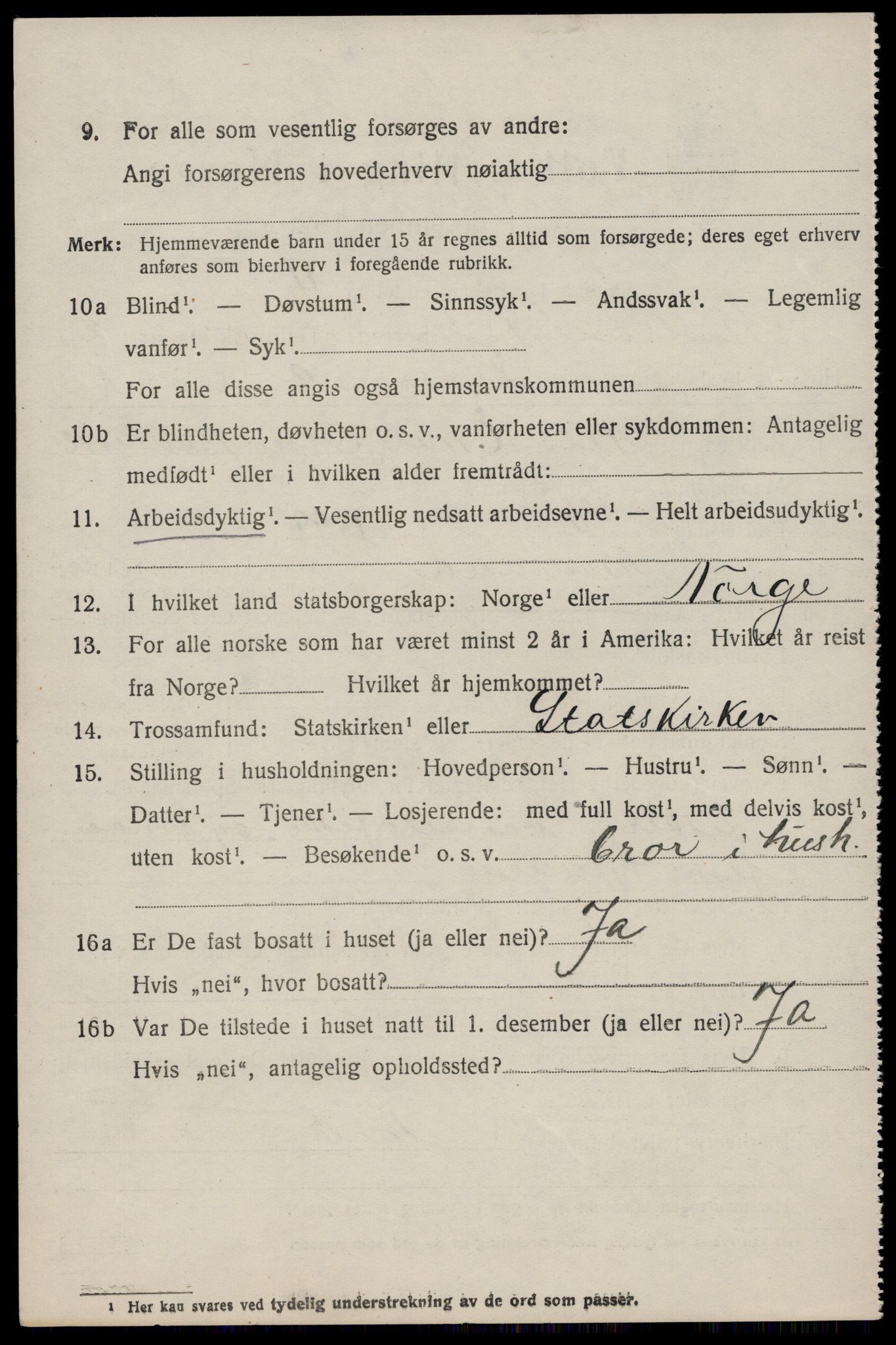 SAST, Folketelling 1920 for 1139 Nedstrand herred, 1920, s. 1318