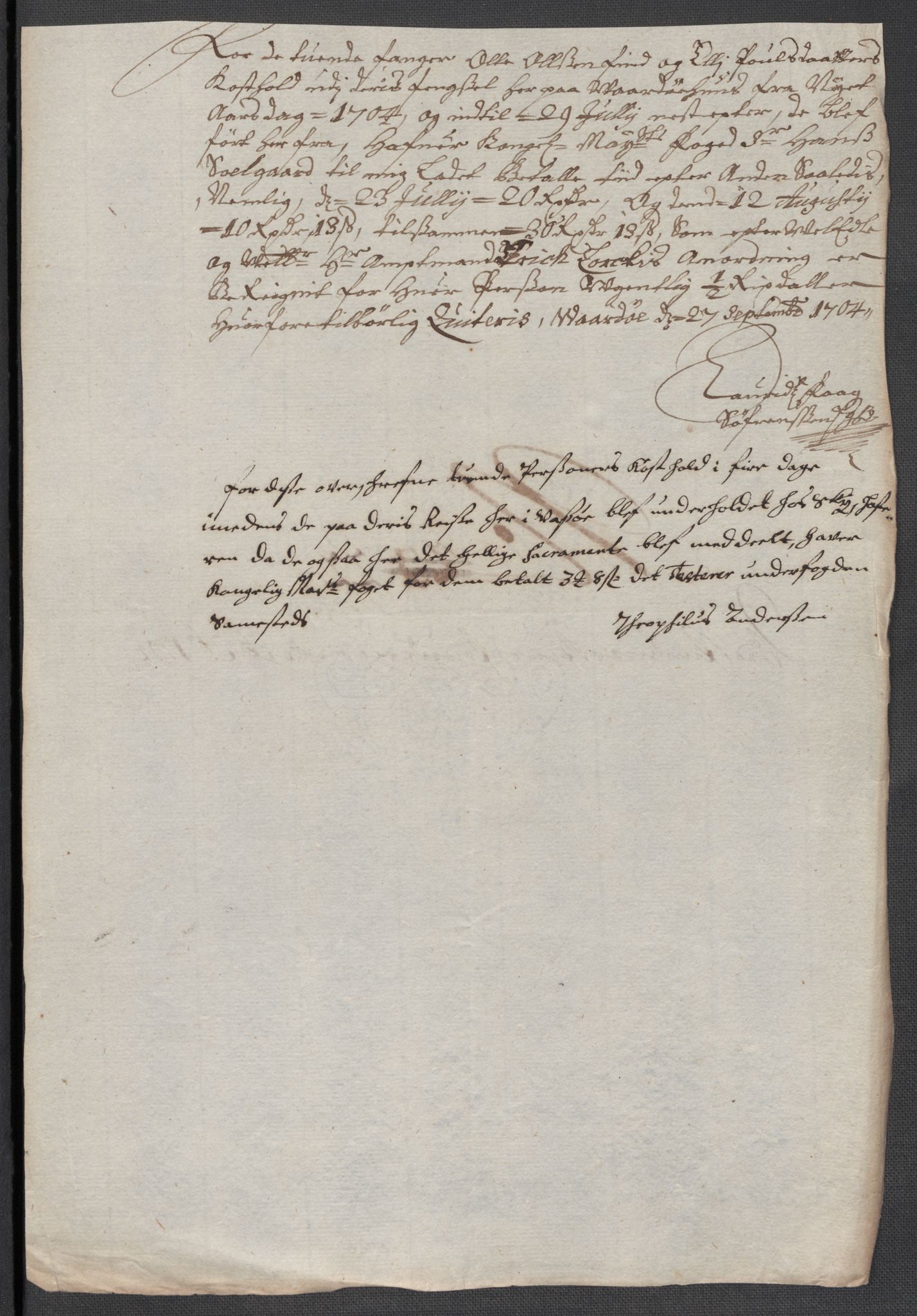 Rentekammeret inntil 1814, Reviderte regnskaper, Fogderegnskap, AV/RA-EA-4092/R69/L4852: Fogderegnskap Finnmark/Vardøhus, 1701-1704, s. 482