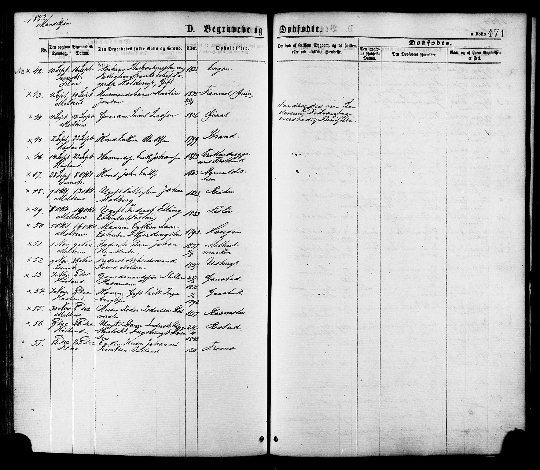 Ministerialprotokoller, klokkerbøker og fødselsregistre - Sør-Trøndelag, AV/SAT-A-1456/691/L1079: Ministerialbok nr. 691A11, 1873-1886, s. 471