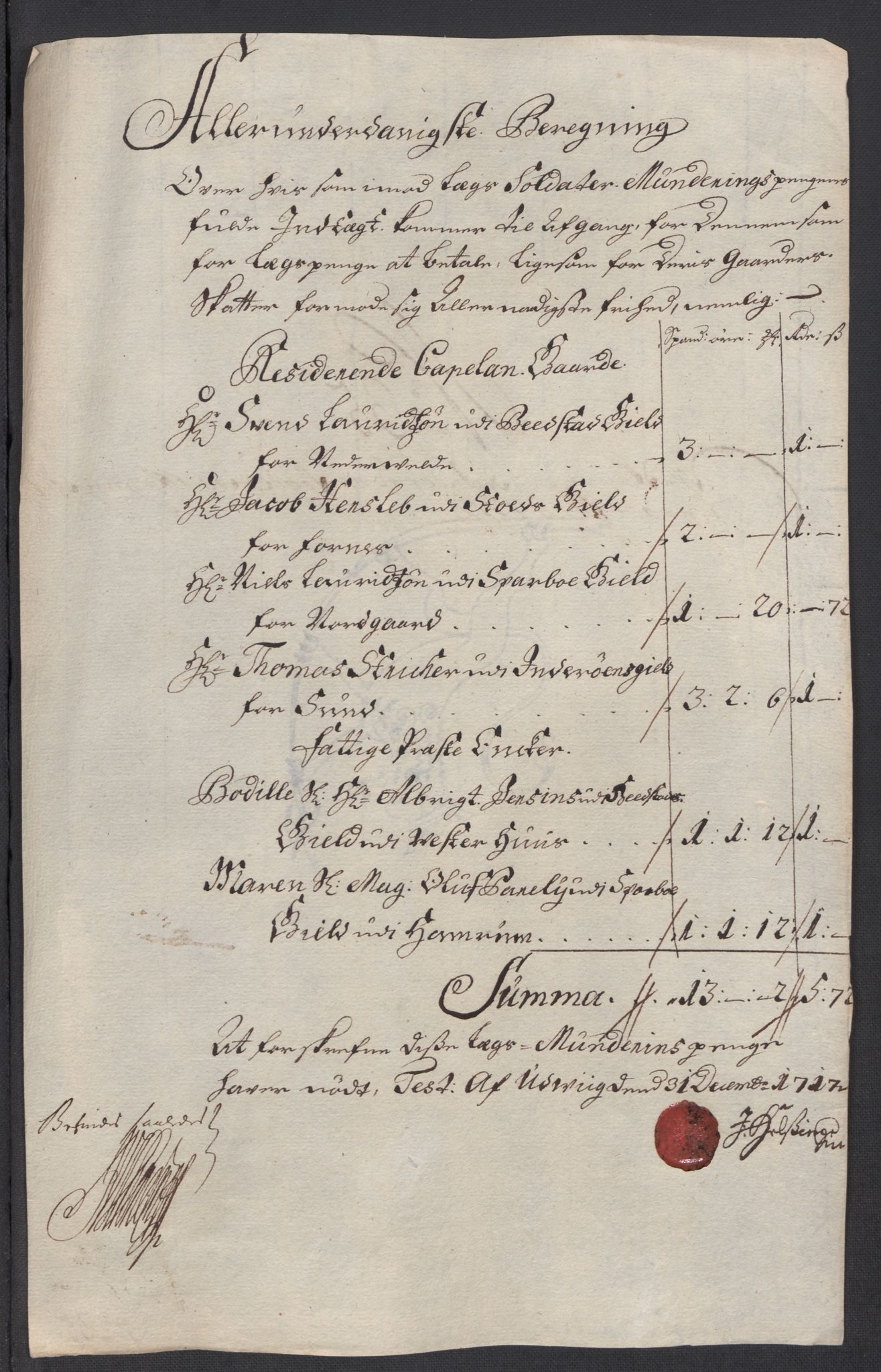 Rentekammeret inntil 1814, Reviderte regnskaper, Fogderegnskap, AV/RA-EA-4092/R63/L4325: Fogderegnskap Inderøy, 1717, s. 274