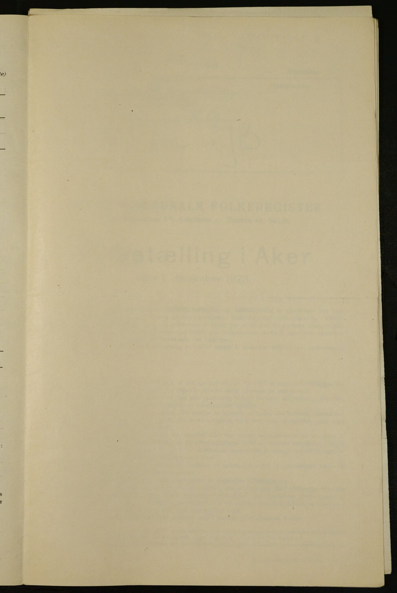 , Kommunal folketelling 1.12.1923 for Aker, 1923, s. 15289