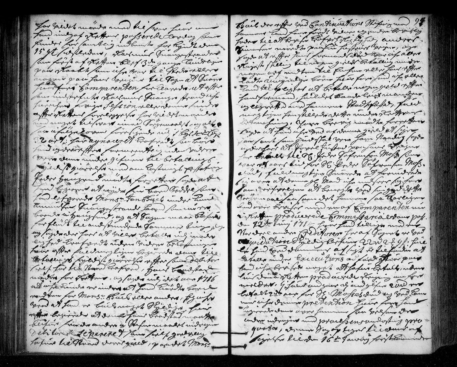 Lier, Røyken og Hurum sorenskriveri, SAKO/A-89/F/Fa/L0046: Tingbok, 1729-1733, s. 94