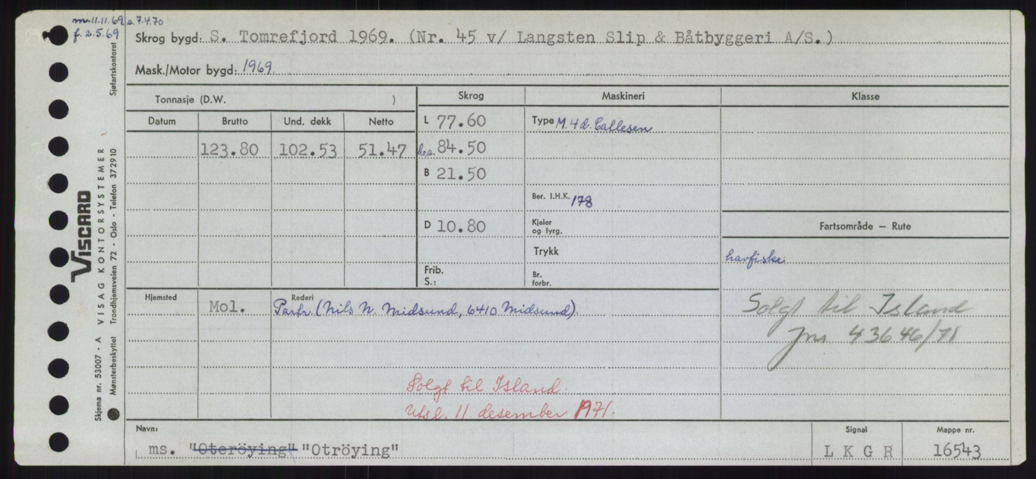 Sjøfartsdirektoratet med forløpere, Skipsmålingen, RA/S-1627/H/Hd/L0028: Fartøy, O, s. 513