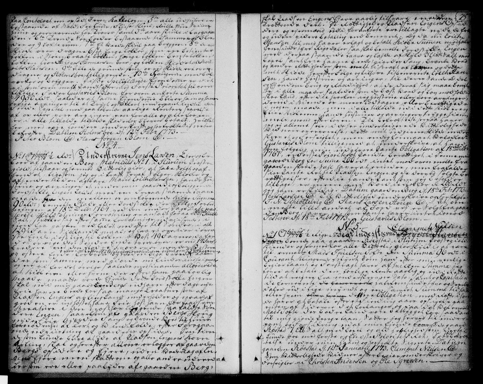 Lier, Røyken og Hurum sorenskriveri, SAKO/A-89/G/Ga/Gaa/L0004a: Pantebok nr. IVa, 1771-1779, s. 75
