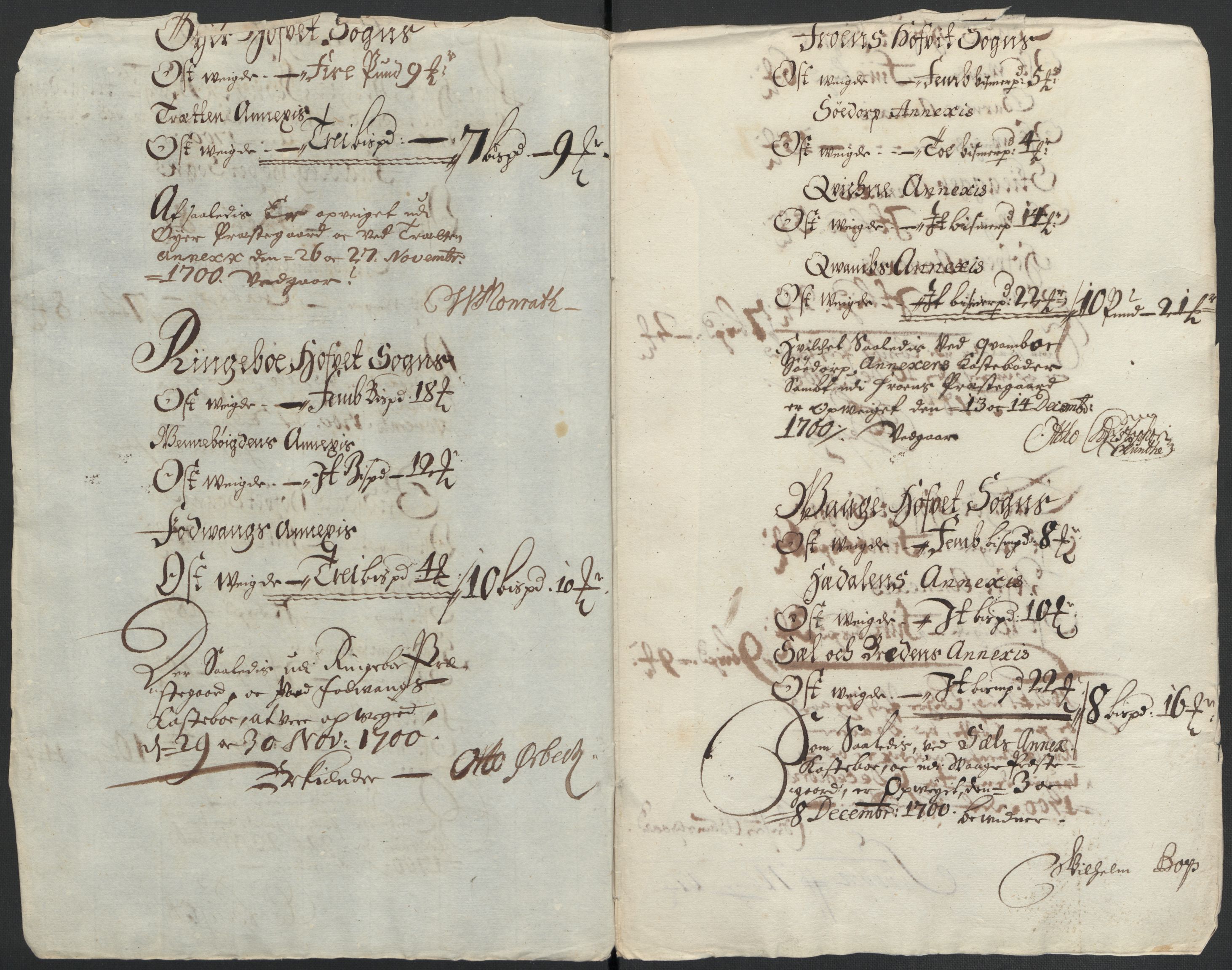 Rentekammeret inntil 1814, Reviderte regnskaper, Fogderegnskap, AV/RA-EA-4092/R17/L1173: Fogderegnskap Gudbrandsdal, 1700, s. 125