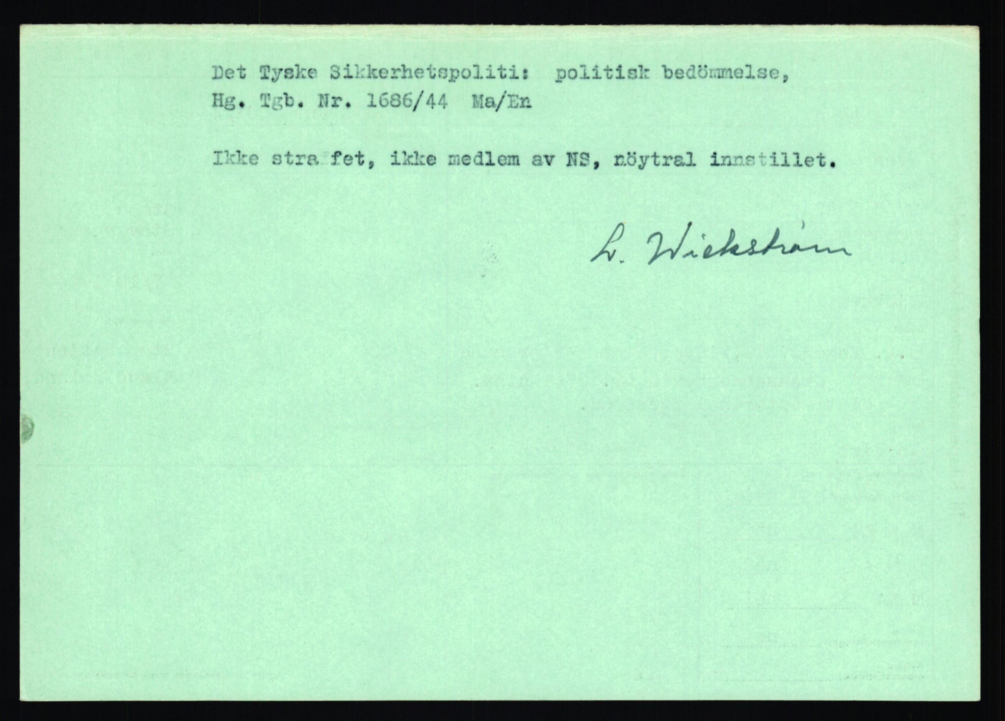 Statspolitiet - Hovedkontoret / Osloavdelingen, AV/RA-S-1329/C/Ca/L0012: Oanæs - Quistgaard	, 1943-1945, s. 4455