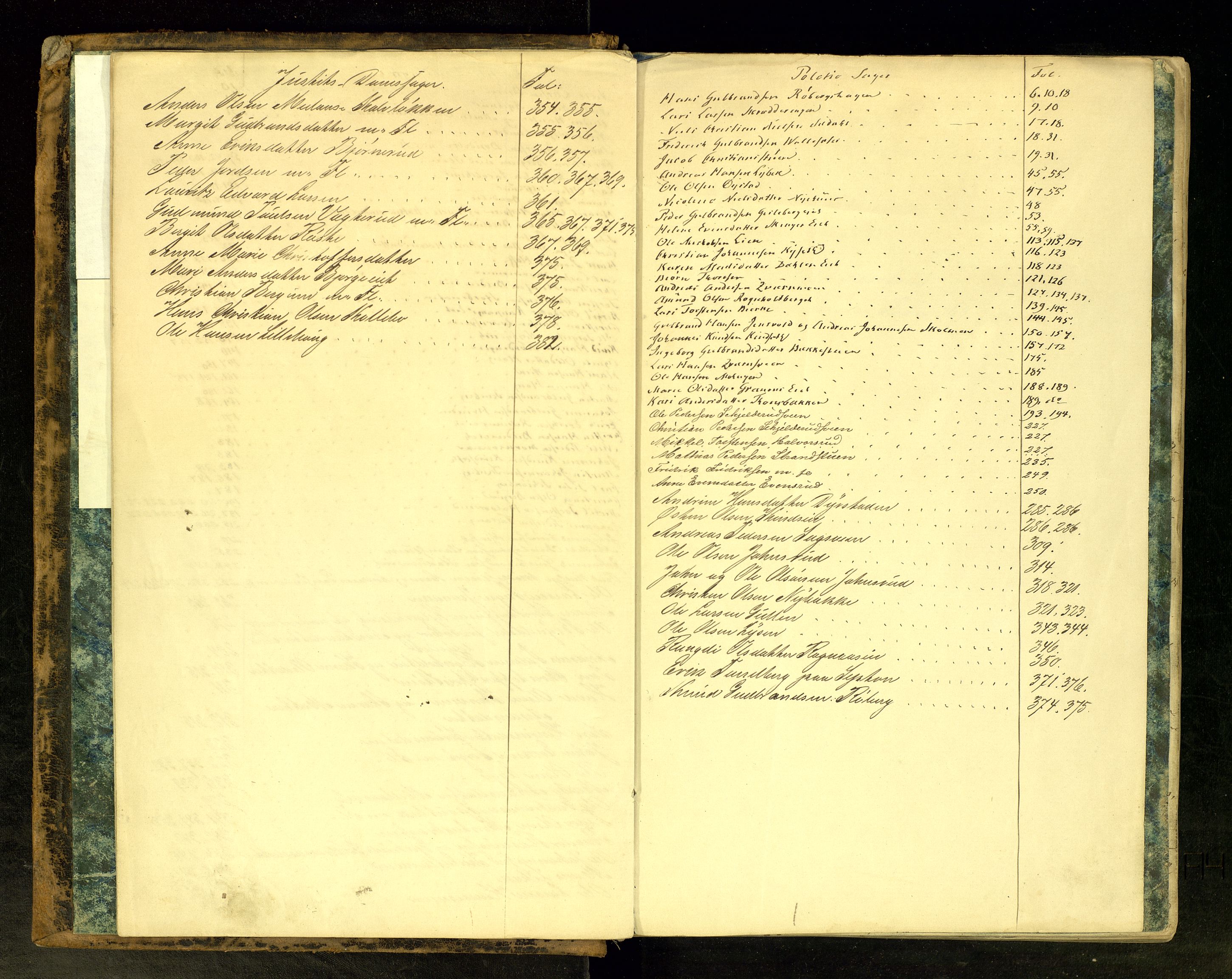 Hadeland og Land tingrett, AV/SAH-TING-010/G/Gc/L0009: Ekstrarettsprotokoll, 1857-1863