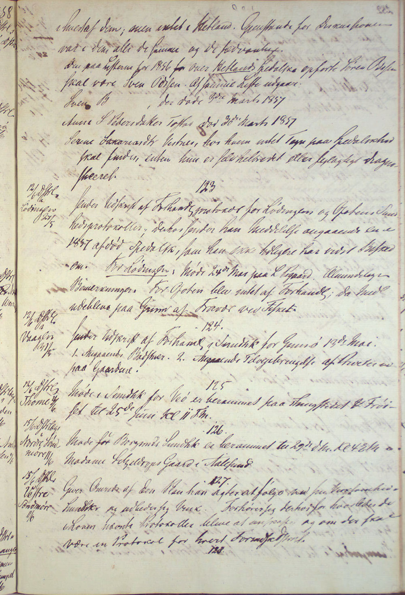 Lepraarkiver - Overlegen for den spedalske sykdom, AV/SAB-A-61001/B.c/L0001: Journal, 1854-1859, s. 253