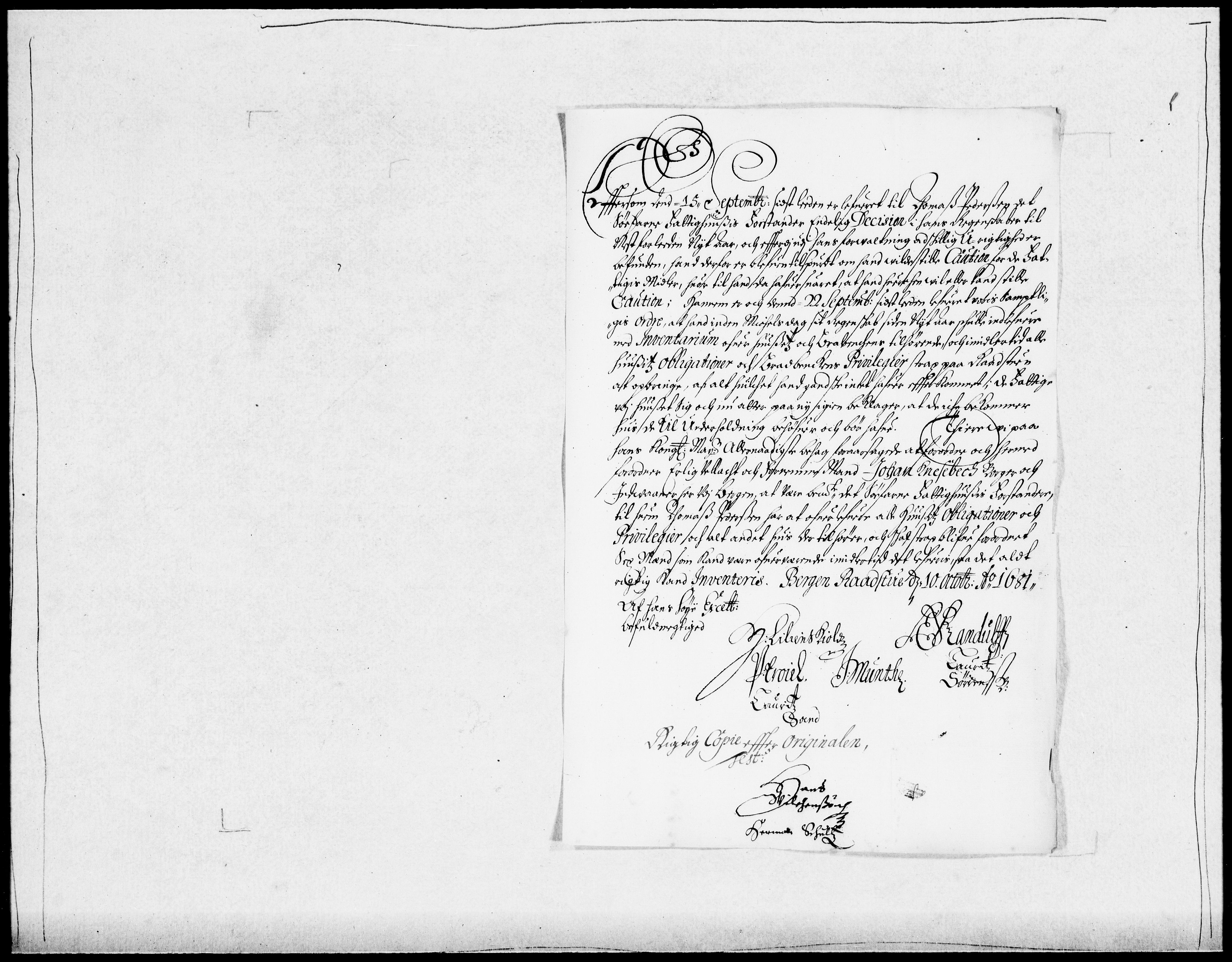 Danske Kanselli 1572-1799, AV/RA-EA-3023/F/Fc/Fcc/Fcca/L0034: Norske innlegg 1572-1799, 1681-1682, s. 171