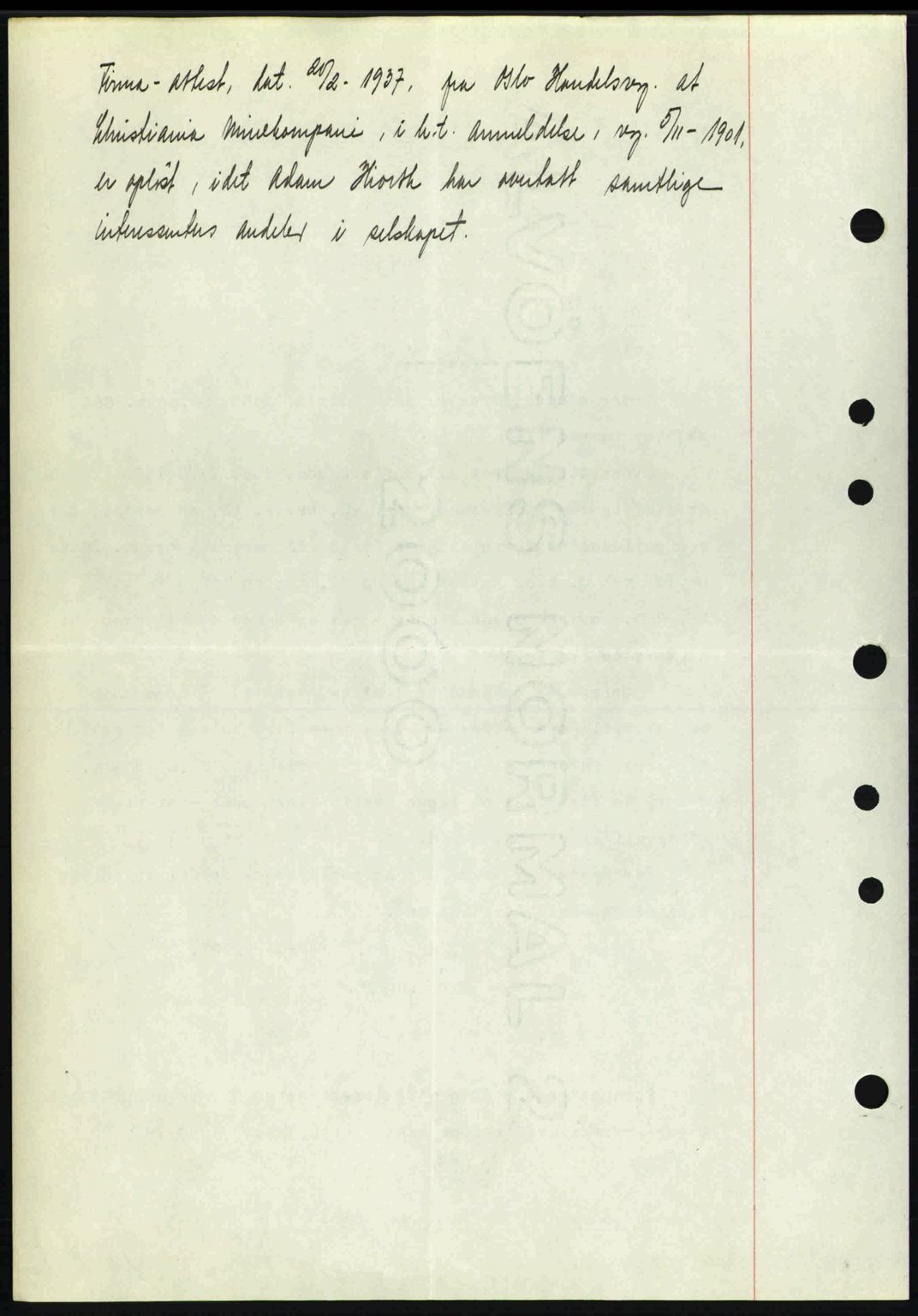 Larvik sorenskriveri, SAKO/A-83/G/Ga/Gab/L0067: Pantebok nr. A-1, 1936-1937, Dagboknr: 313/1937