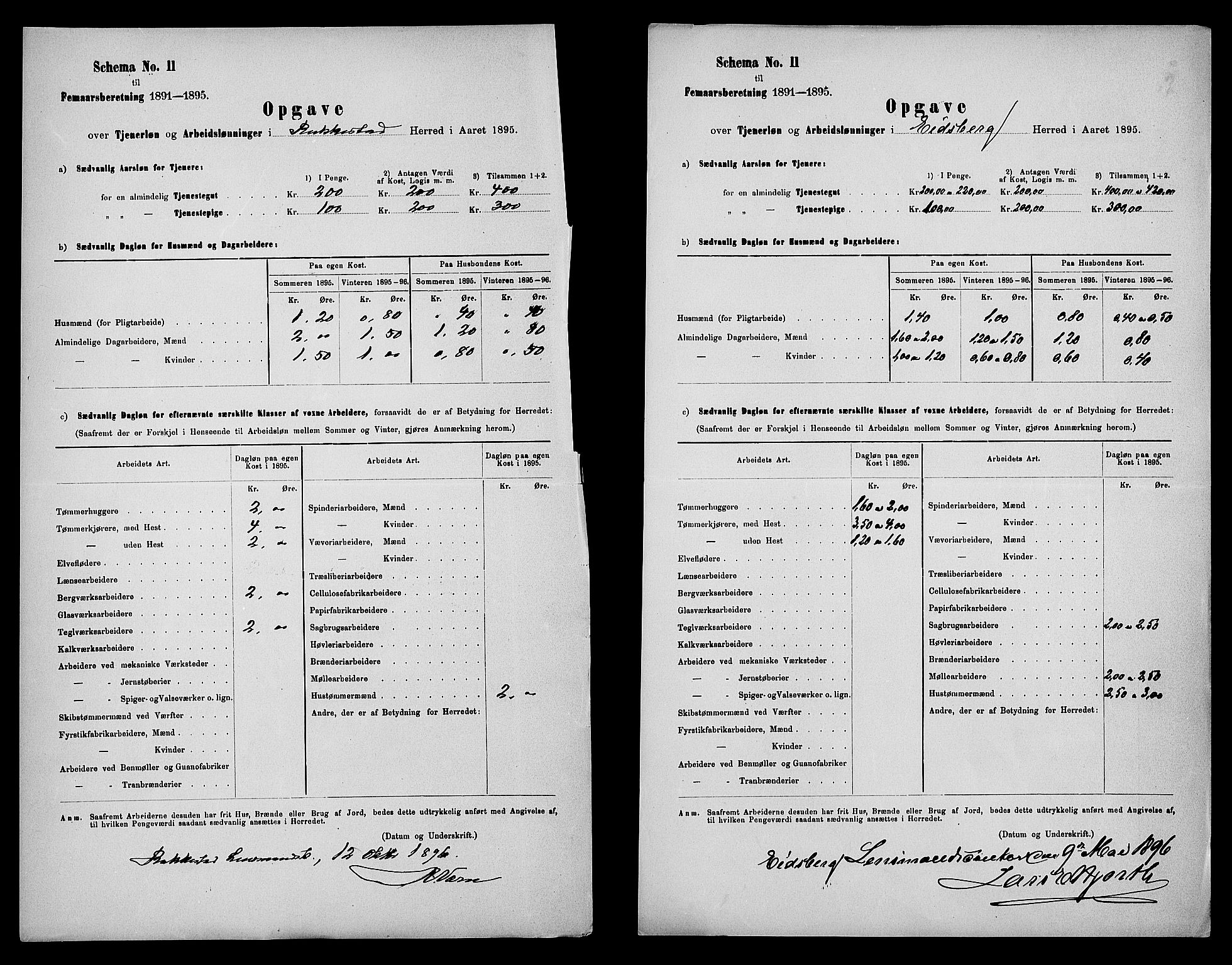 Statistisk sentralbyrå, Næringsøkonomiske emner, Generelt - Amtmennenes femårsberetninger, AV/RA-S-2233/F/Fa/L0083: --, 1891-1895, s. 123