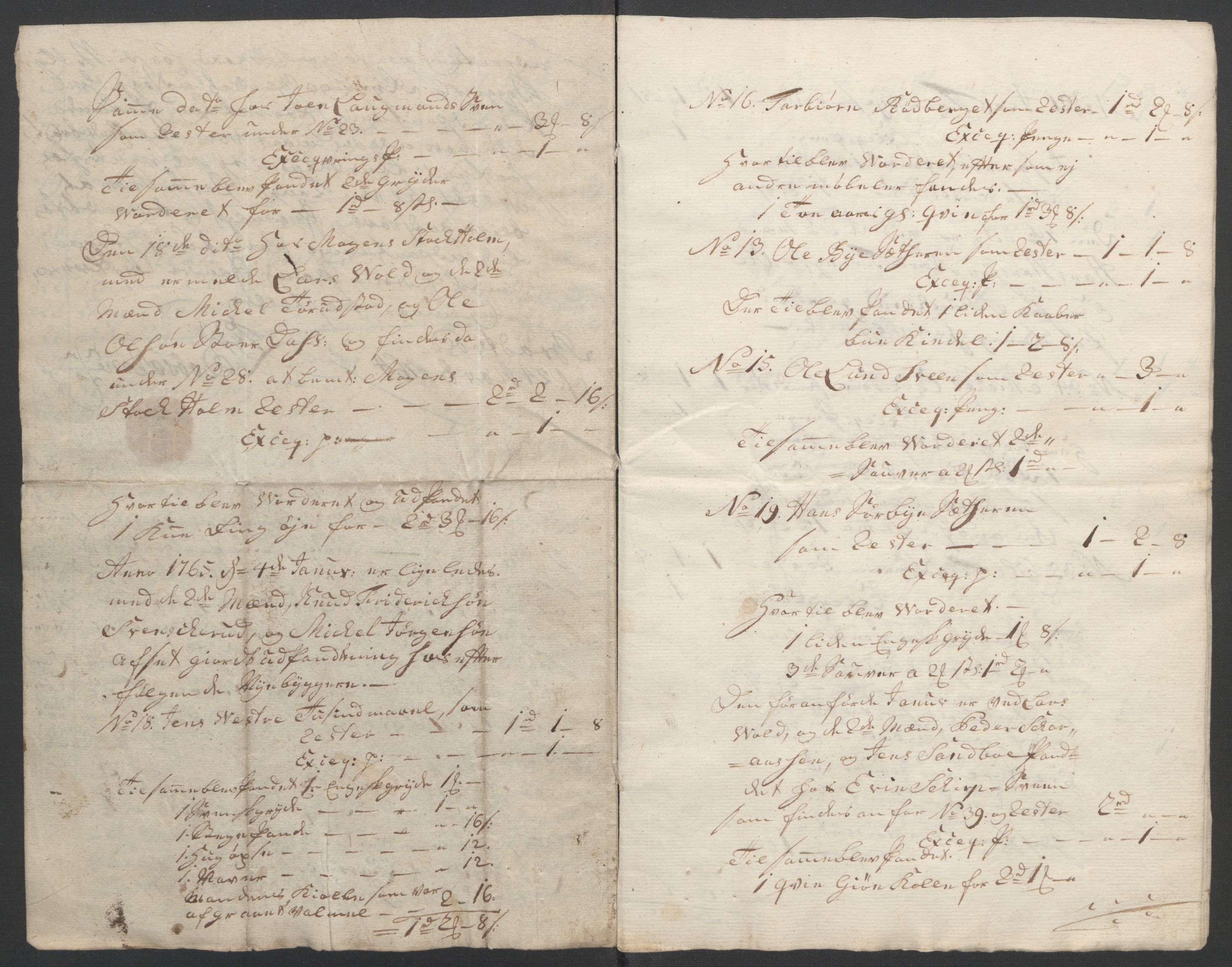 Rentekammeret inntil 1814, Reviderte regnskaper, Fogderegnskap, AV/RA-EA-4092/R16/L1148: Ekstraskatten Hedmark, 1764, s. 333