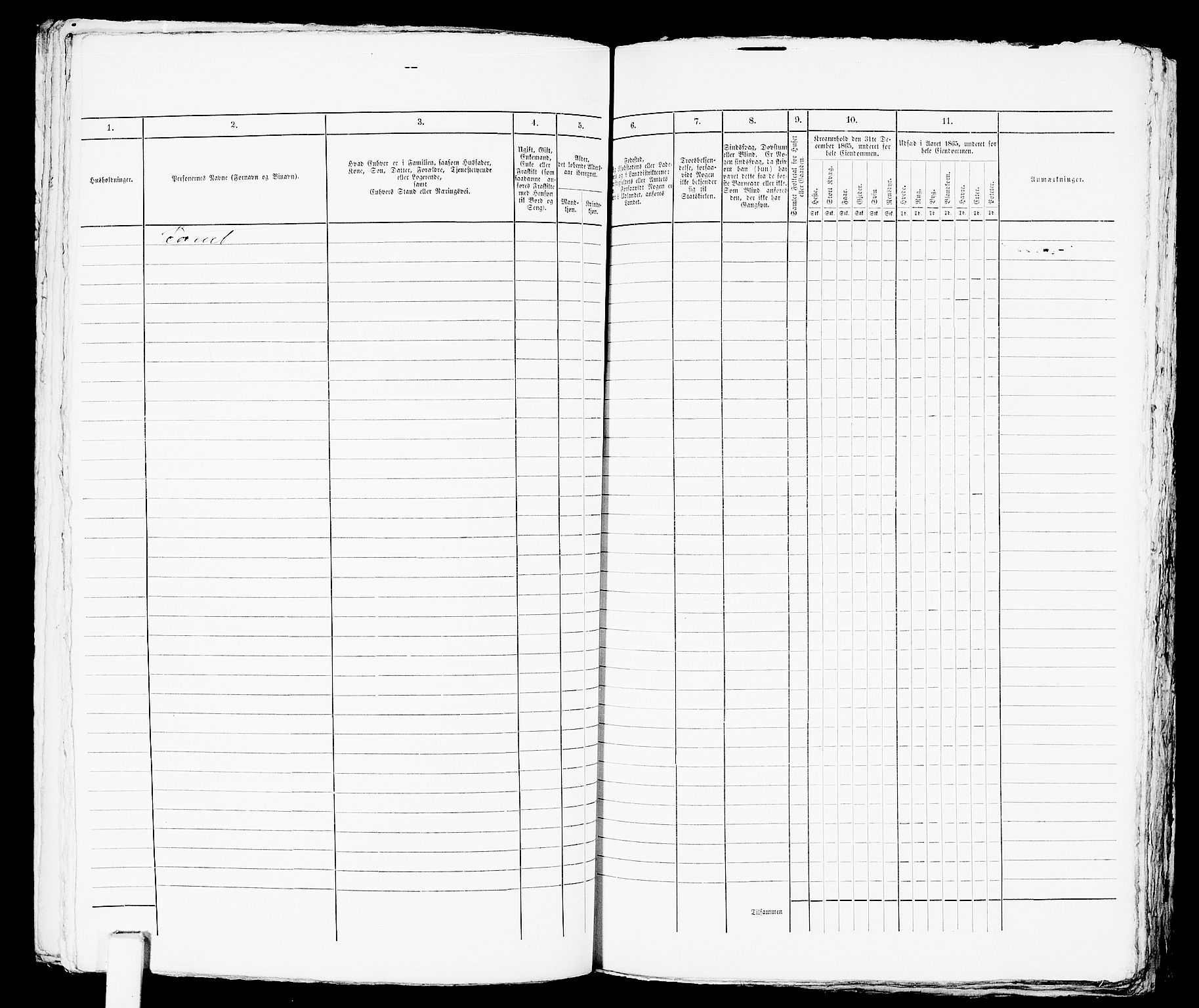 RA, Folketelling 1865 for 0706B Sandeherred prestegjeld, Sandefjord kjøpstad, 1865, s. 240