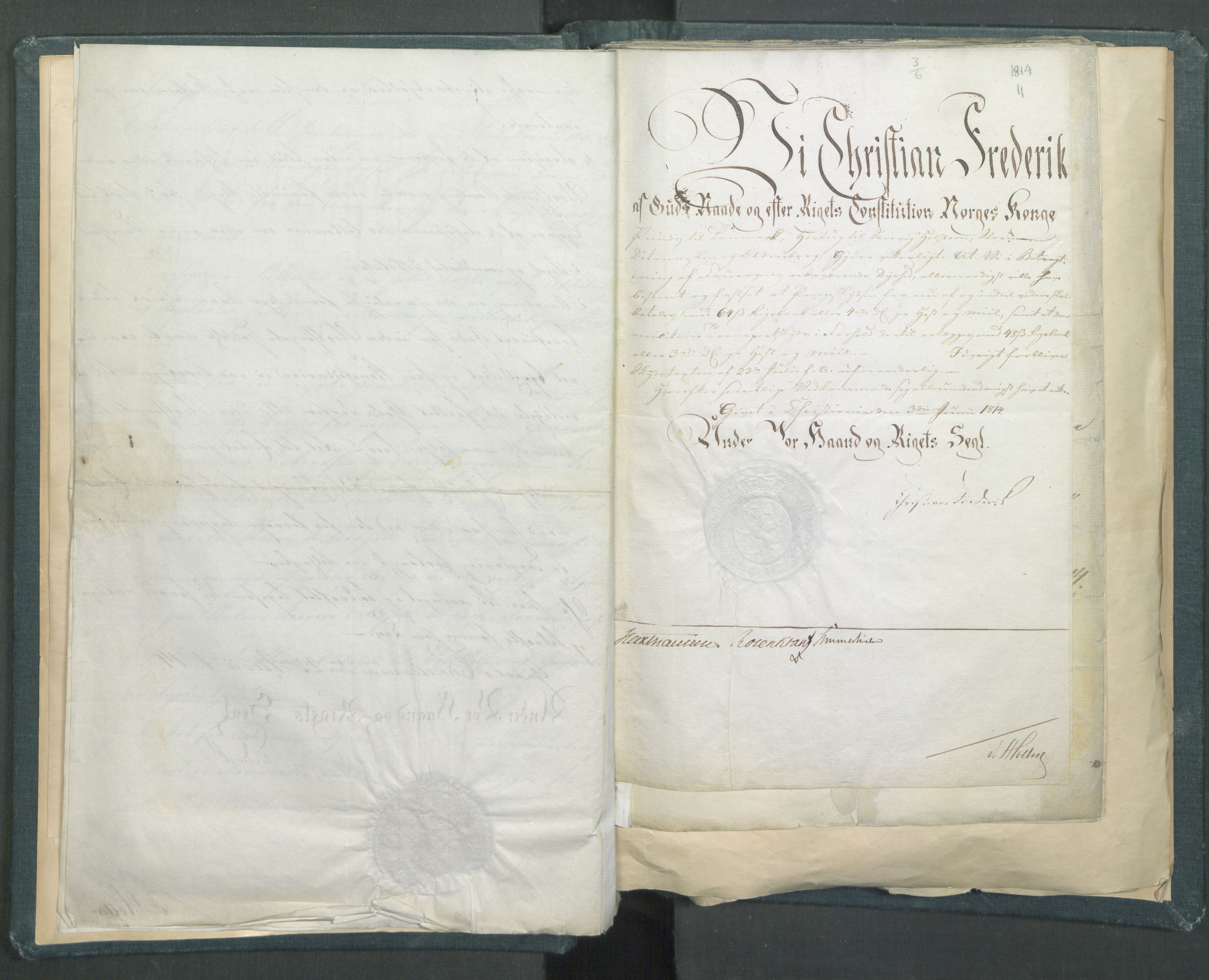 Statsrådssekretariatet, AV/RA-S-1001/D/Dd/Dda/L0001: Lover etc. Tittelbladet "Love, Anordninger, Kundgjørelser, Plakater m.m.", 1814-1815, s. 29