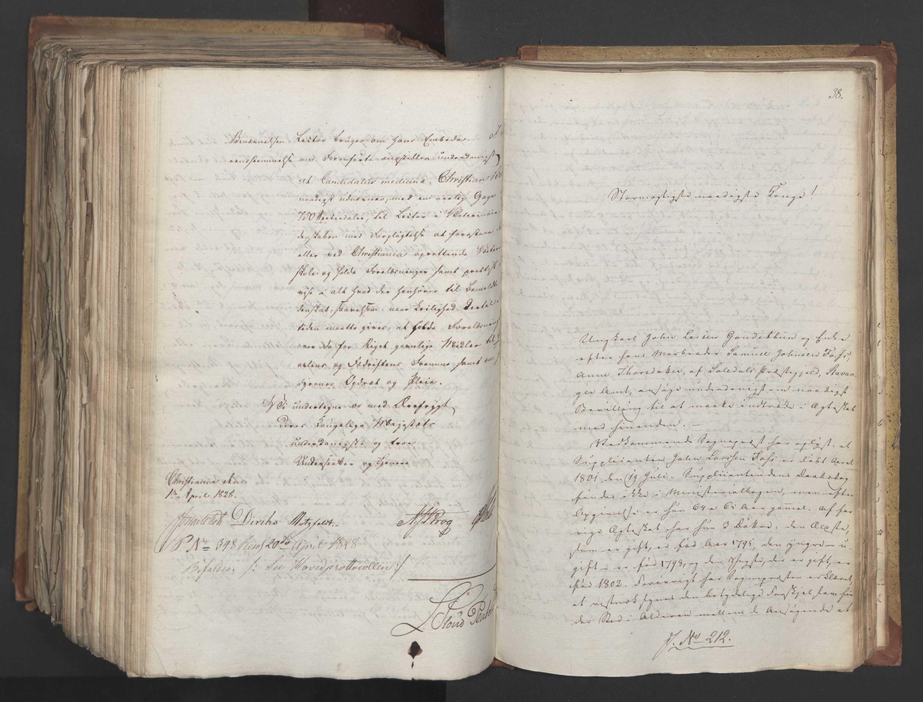 Statsrådsavdelingen i Stockholm, AV/RA-S-1003/D/Da/L0054: Regjeringsinnstillinger nr. 1-230, 1828, s. 706