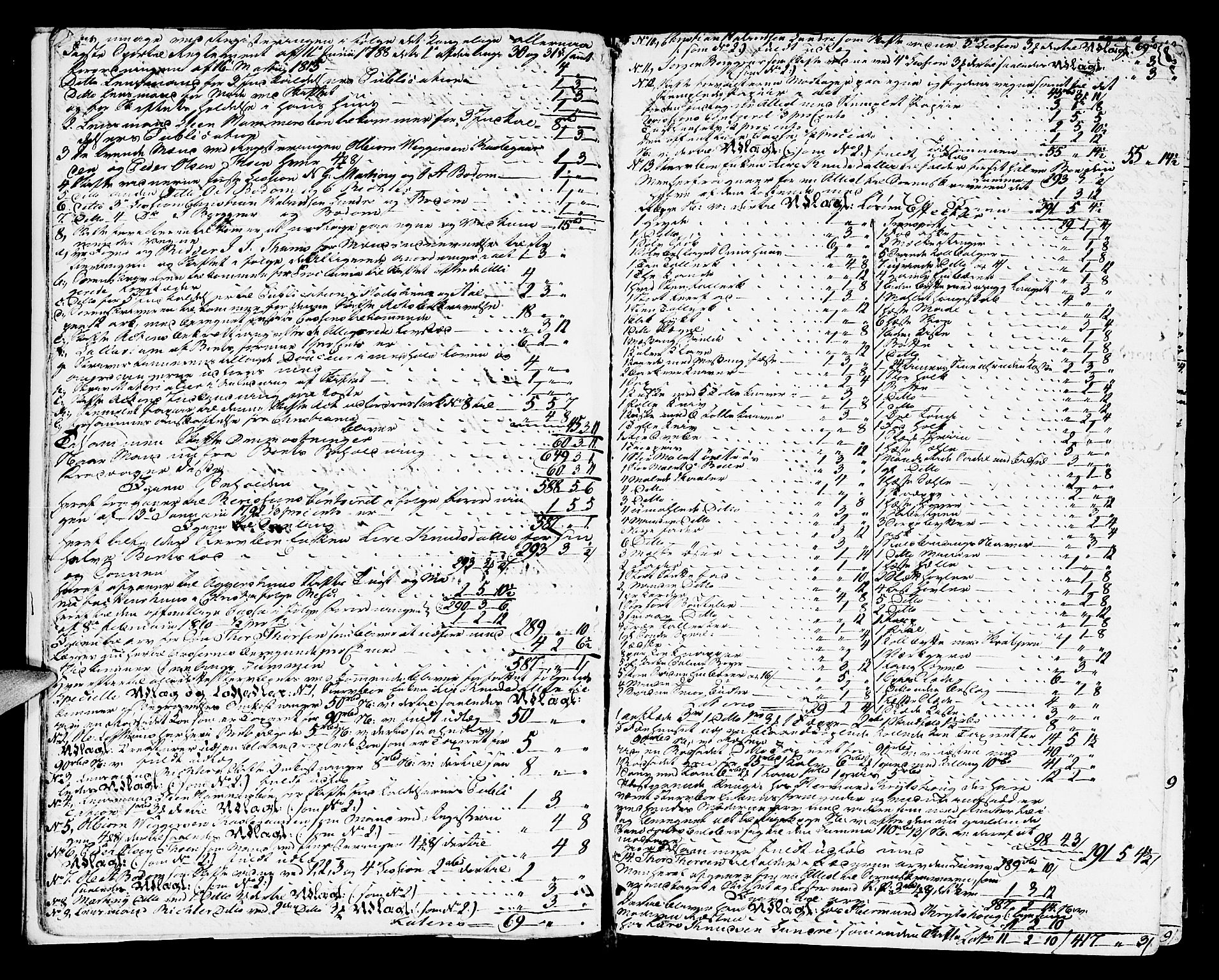 Ringerike og Hallingdal sorenskriveri, AV/SAKO-A-81/H/Ha/L0026: Skifteprotokoll, 1815-1823, s. 7b-8a