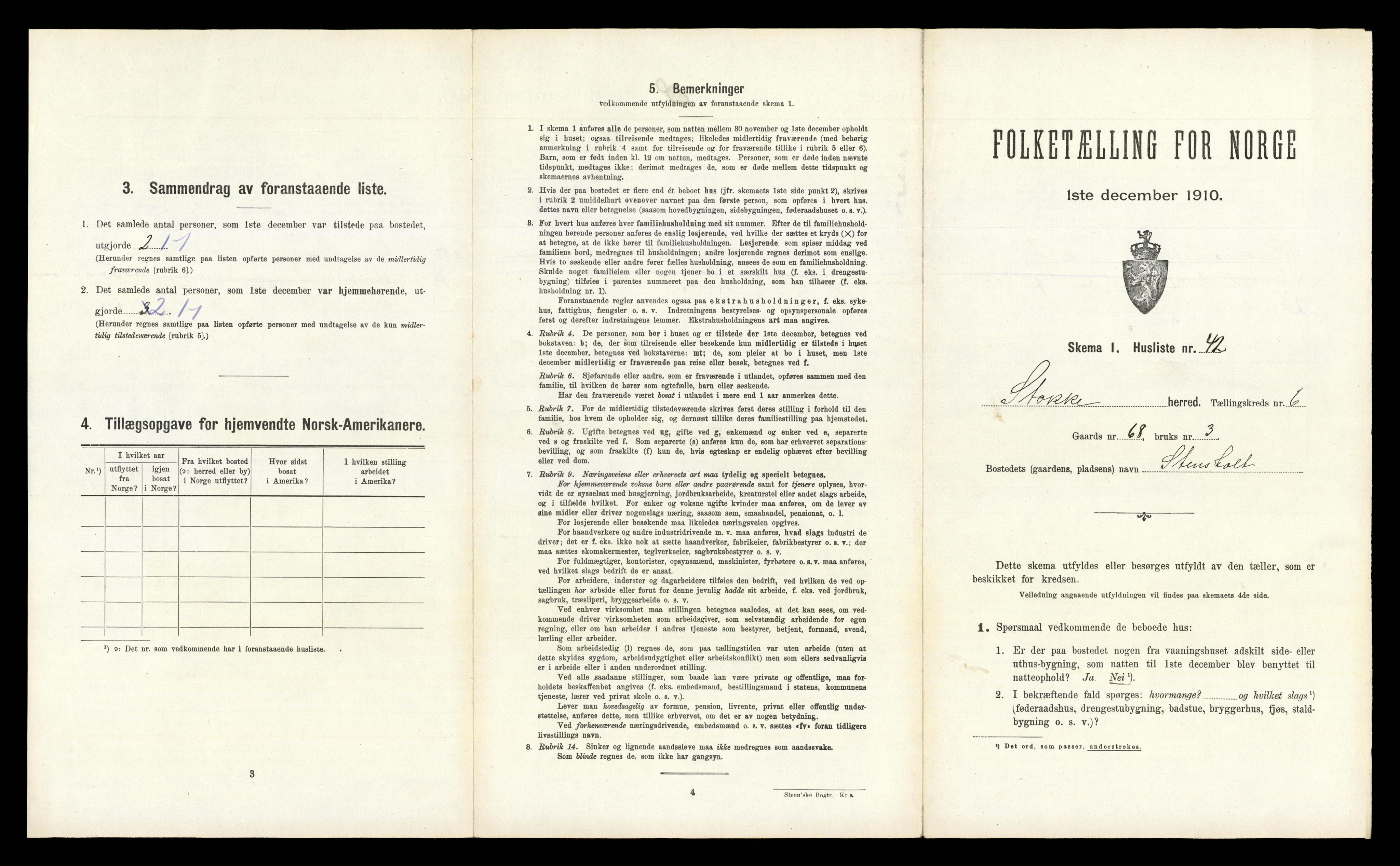 RA, Folketelling 1910 for 0720 Stokke herred, 1910, s. 1082