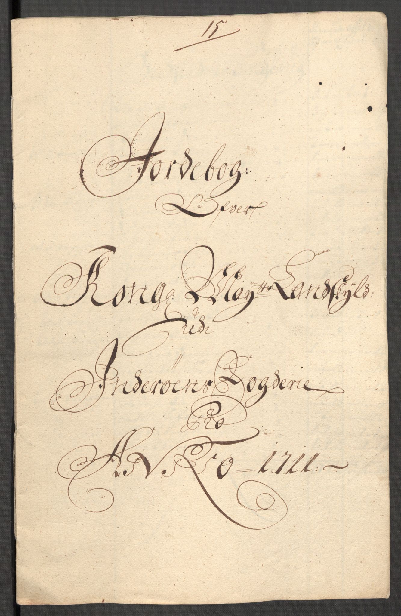 Rentekammeret inntil 1814, Reviderte regnskaper, Fogderegnskap, RA/EA-4092/R63/L4319: Fogderegnskap Inderøy, 1711, s. 315