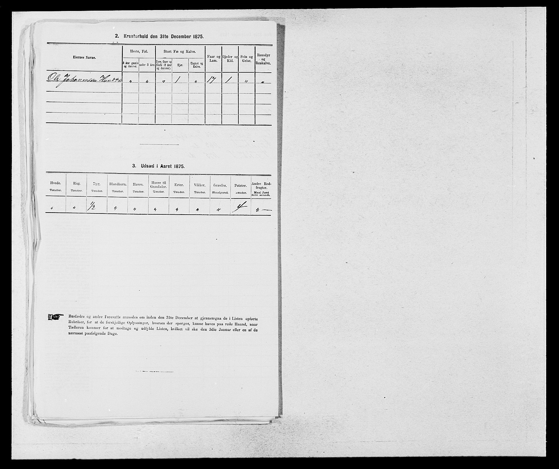 SAB, Folketelling 1875 for 1420P Sogndal prestegjeld, 1875, s. 978