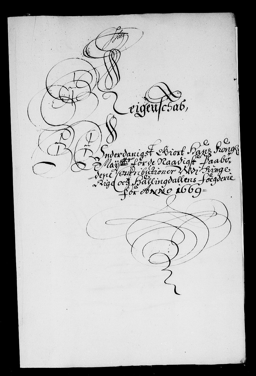 Rentekammeret inntil 1814, Reviderte regnskaper, Stiftamtstueregnskaper, Landkommissariatet på Akershus og Akershus stiftamt, AV/RA-EA-5869/R/Rb/L0061: Akershus stiftamt, 1669