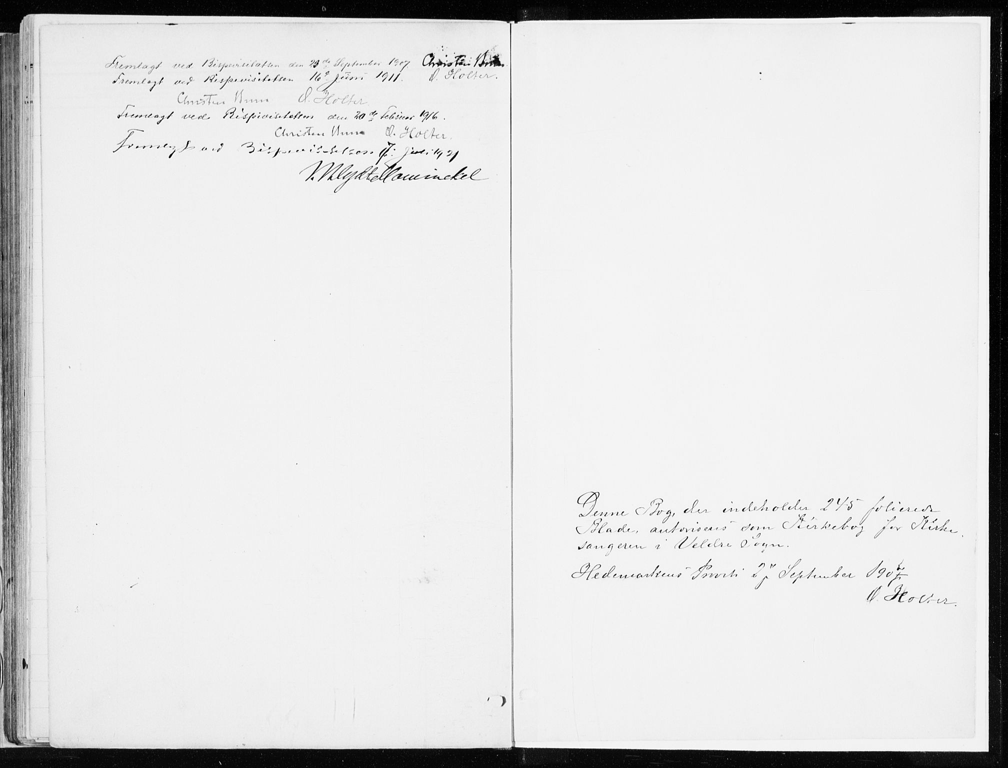 Ringsaker prestekontor, AV/SAH-PREST-014/K/Ka/L0019: Ministerialbok nr. 19, 1905-1920