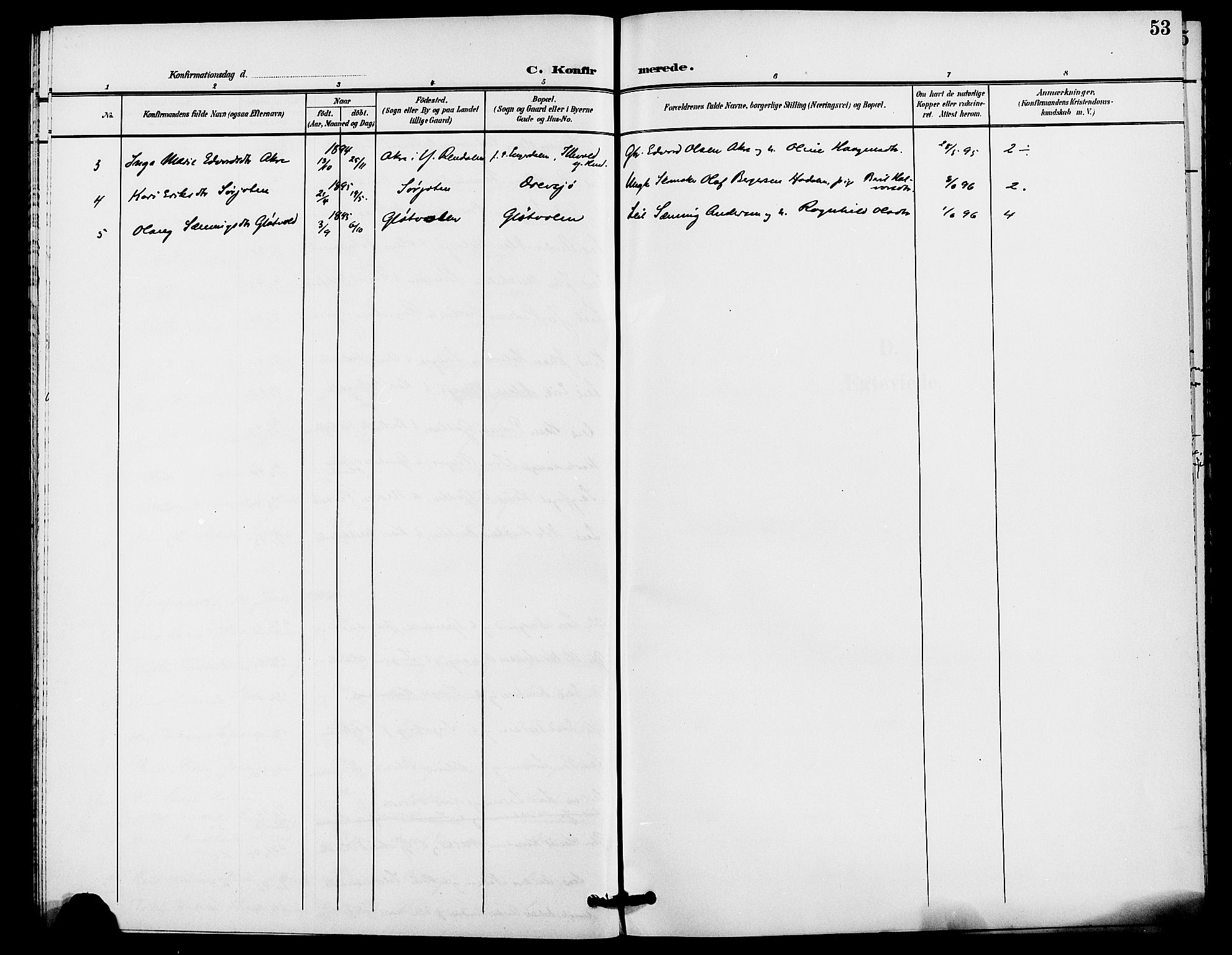Rendalen prestekontor, SAH/PREST-054/H/Ha/Haa/L0008: Ministerialbok nr. 8, 1898-1910, s. 53