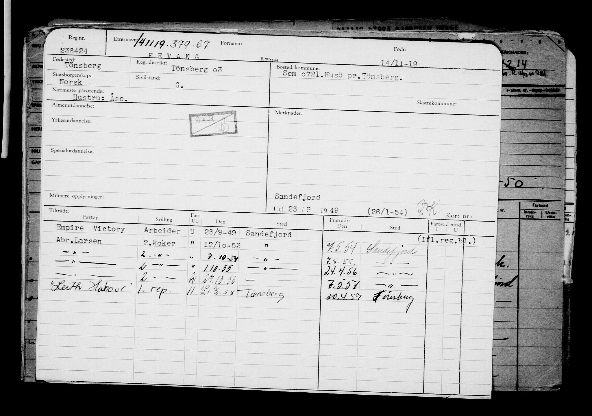 Direktoratet for sjømenn, AV/RA-S-3545/G/Gb/L0173: Hovedkort, 1919, s. 530