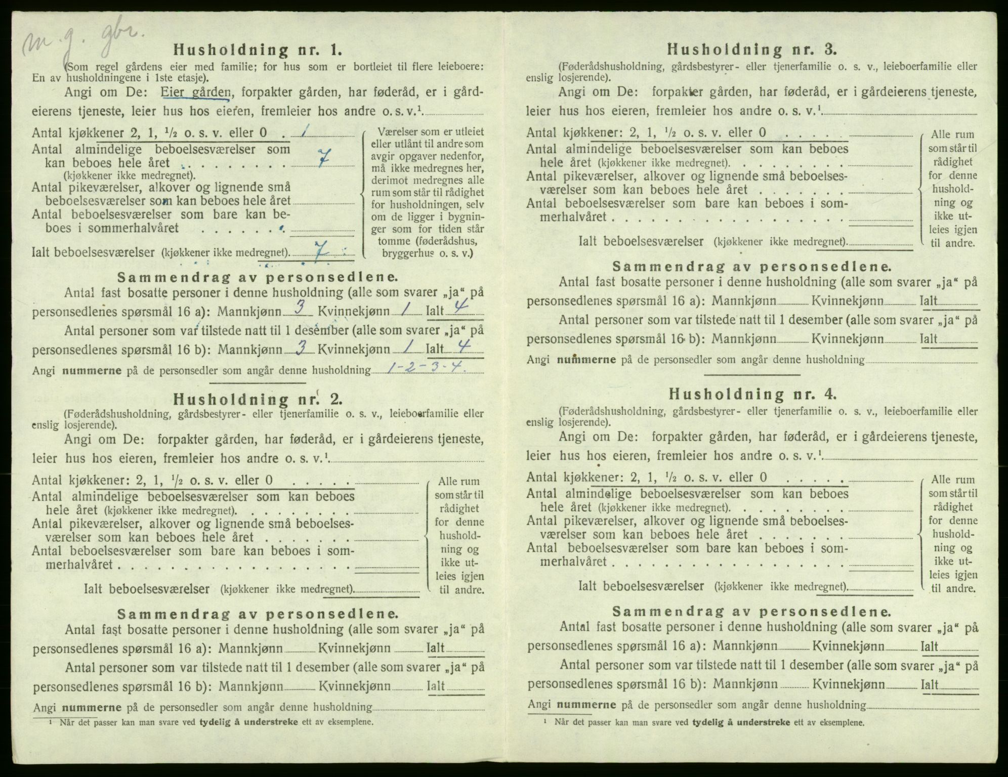 SAB, Folketelling 1920 for 1221 Stord herred, 1920, s. 225