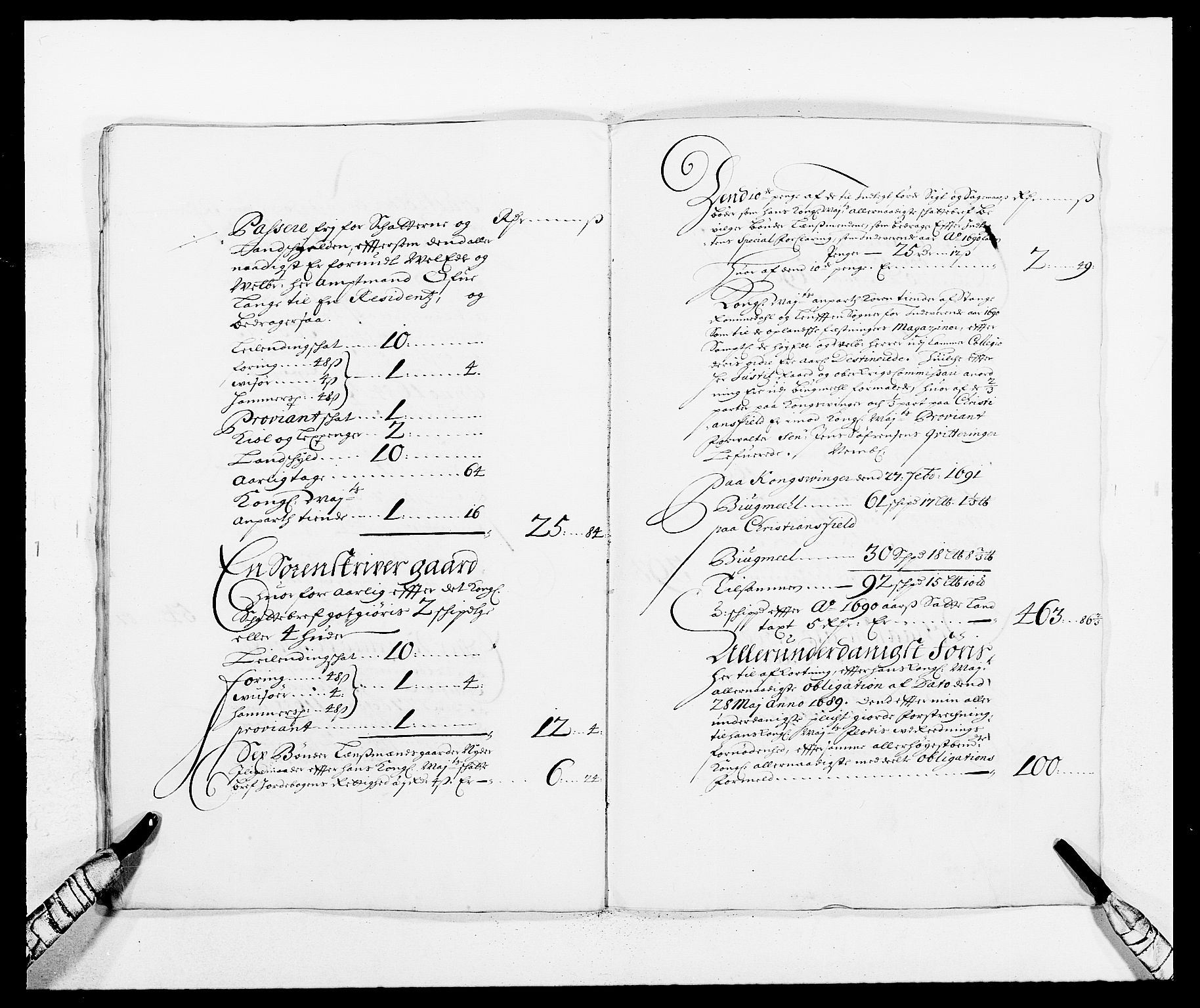 Rentekammeret inntil 1814, Reviderte regnskaper, Fogderegnskap, RA/EA-4092/R16/L1030: Fogderegnskap Hedmark, 1689-1691, s. 212