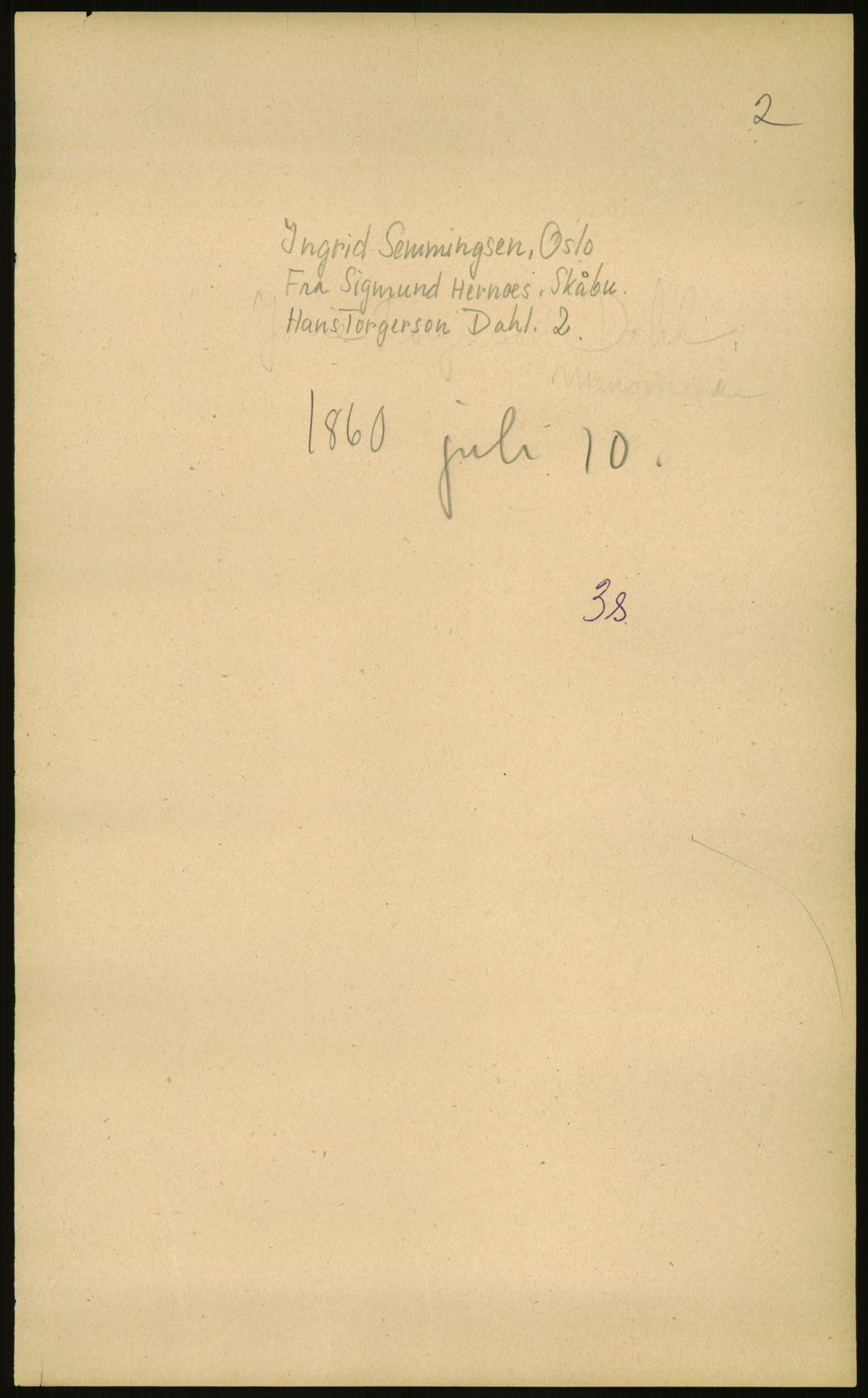 Samlinger til kildeutgivelse, Amerikabrevene, AV/RA-EA-4057/F/L0011: Innlån fra Oppland: Bræin - Knudsen, 1838-1914, s. 503