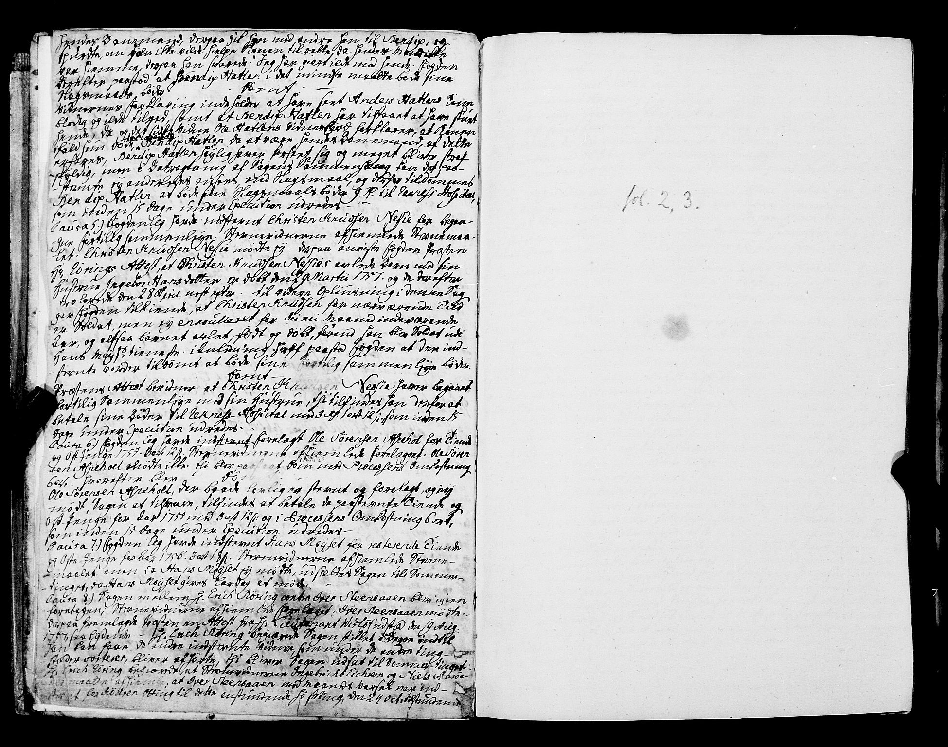 Romsdal sorenskriveri, SAT/A-4149/1/1/1A/L0014: Tingbok, 1757-1765, s. 2