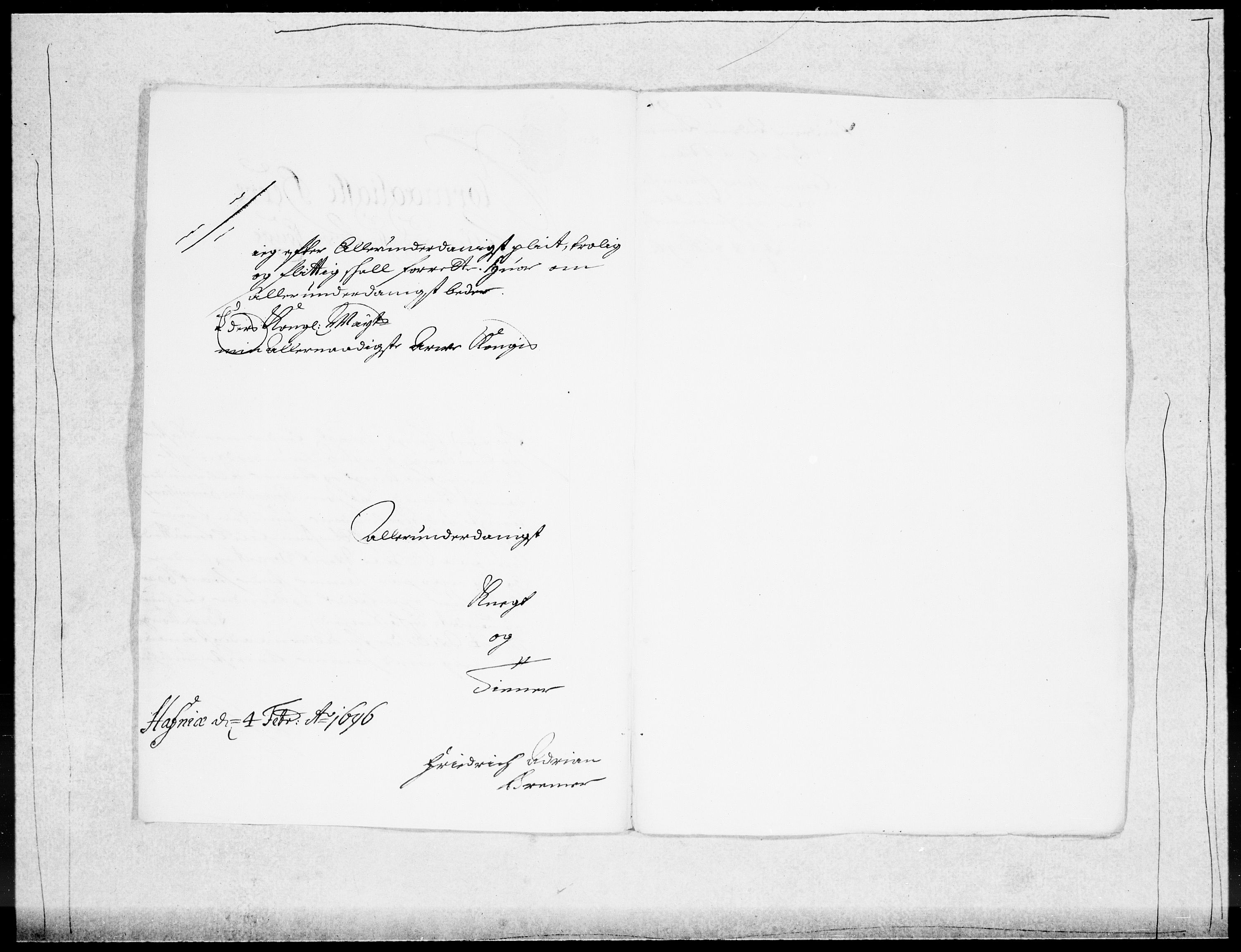 Danske Kanselli 1572-1799, AV/RA-EA-3023/F/Fc/Fcc/Fcca/L0047: Norske innlegg 1572-1799, 1695-1697, s. 79