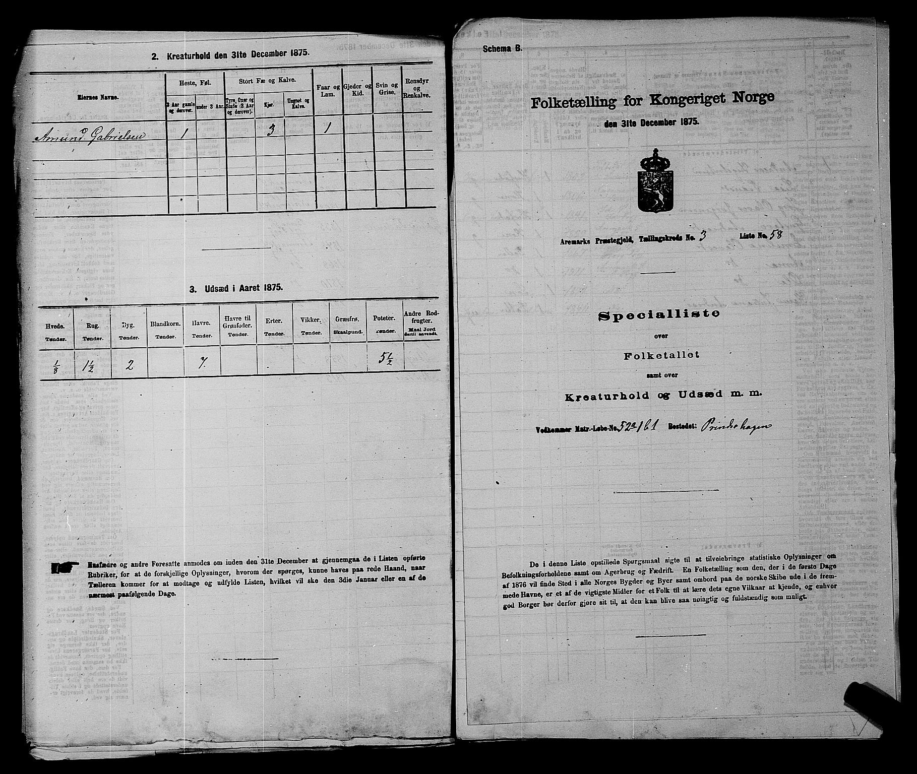 RA, Folketelling 1875 for 0118P Aremark prestegjeld, 1875, s. 478