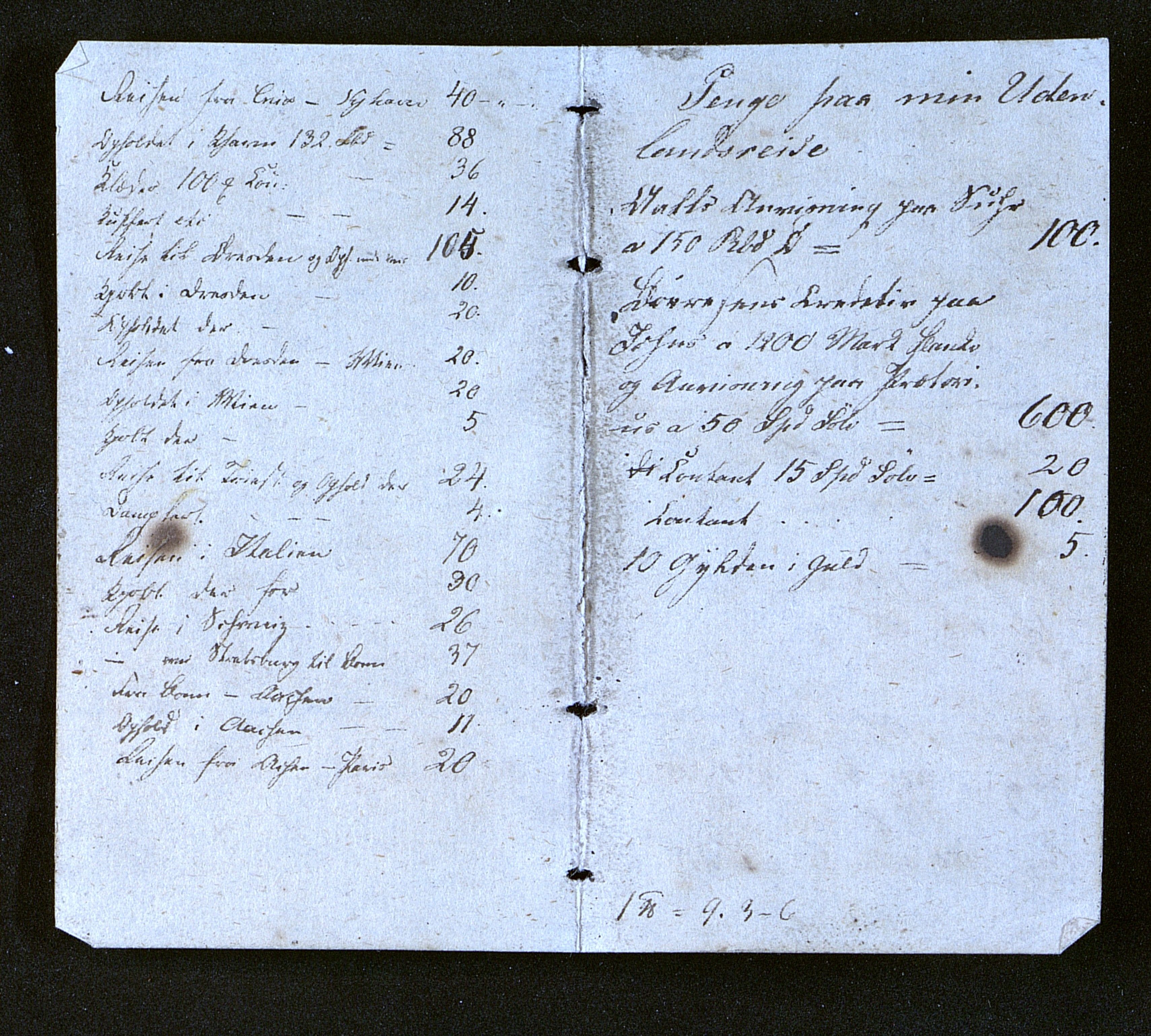 Faye, Andreas, AAKS/PA-1936b/1/F/L0004/0002: Dagbøker, reisedagbøker, notater / III 13: Notiser fra utenlandsreisen 1831, 1831, s. 7