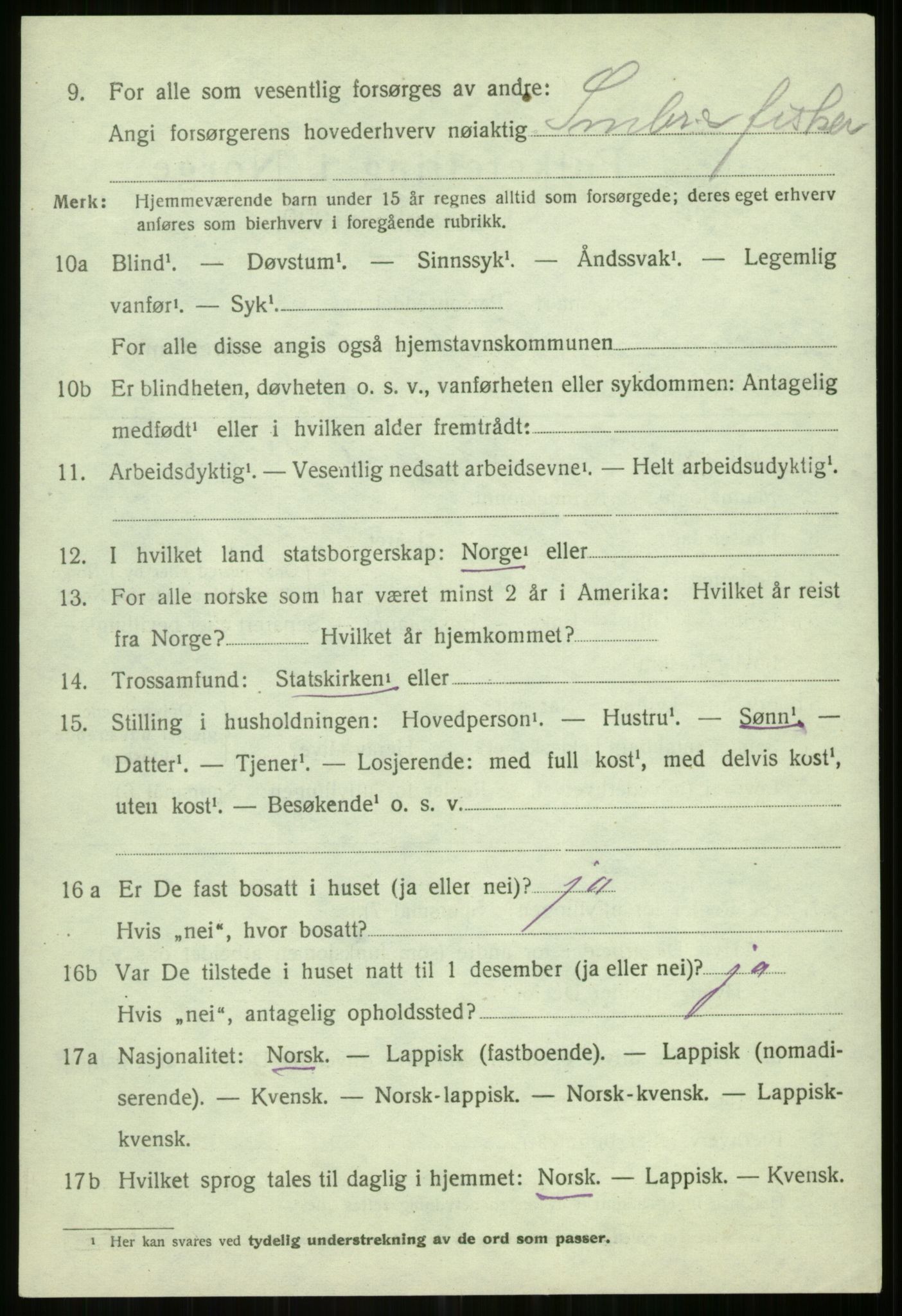 SATØ, Folketelling 1920 for 1935 Helgøy herred, 1920, s. 1404