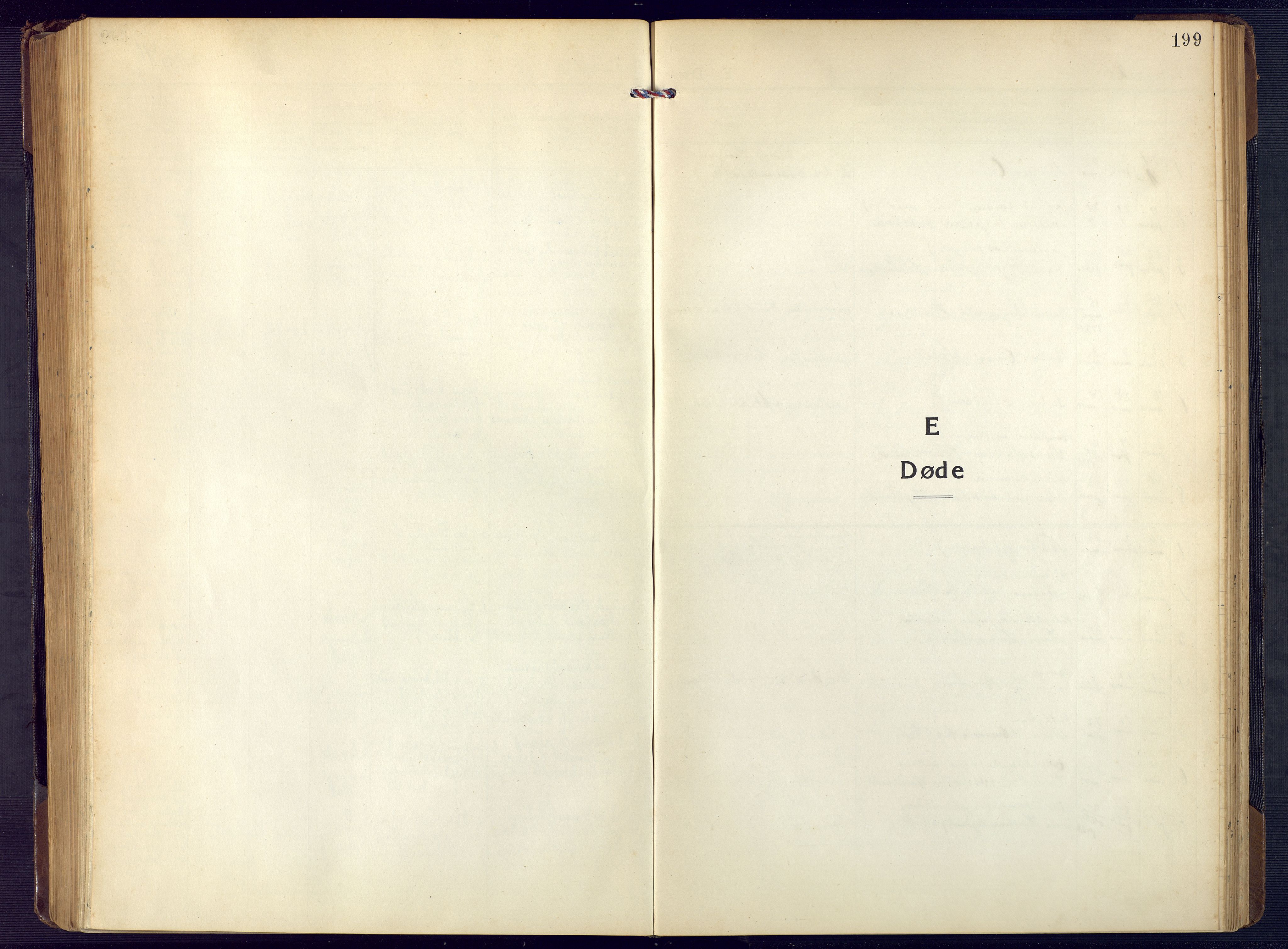 Åseral sokneprestkontor, AV/SAK-1111-0051/F/Fb/L0004: Klokkerbok nr. B 4, 1920-1946, s. 199