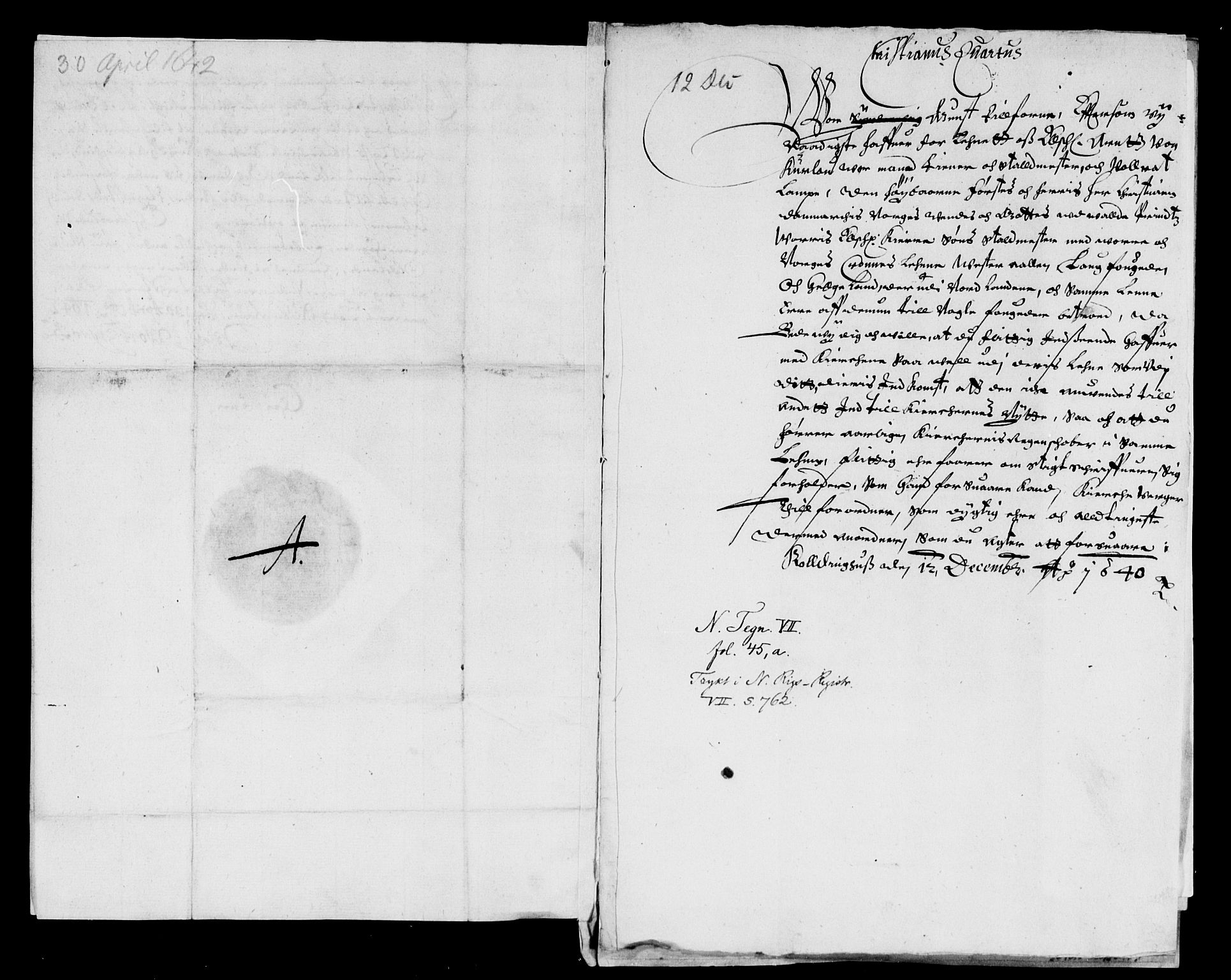 Rentekammeret inntil 1814, Reviderte regnskaper, Lensregnskaper, AV/RA-EA-5023/R/Rb/Rbz/L0031: Nordlandenes len, 1638-1646