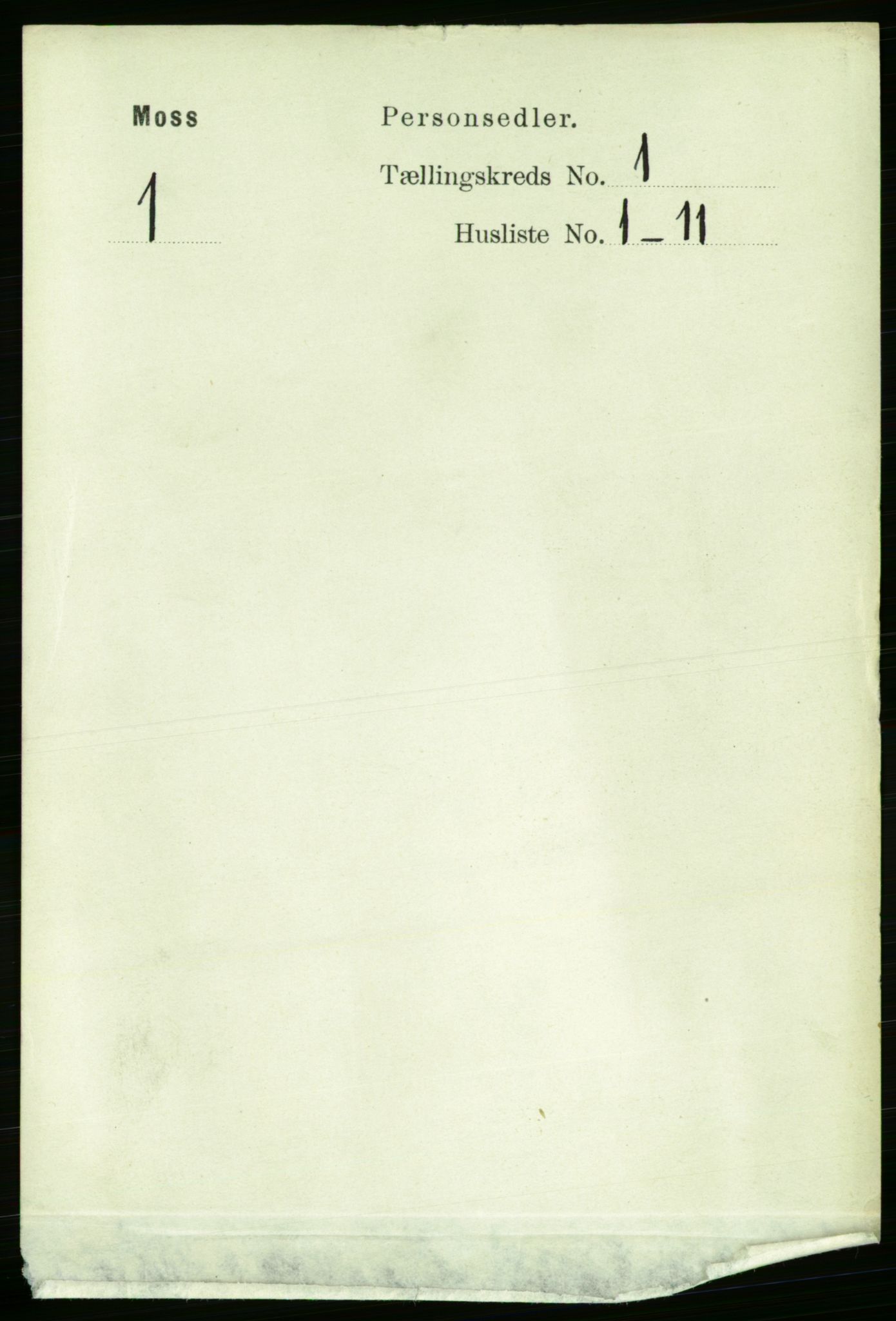 RA, Folketelling 1891 for 0104 Moss kjøpstad, 1891, s. 1396